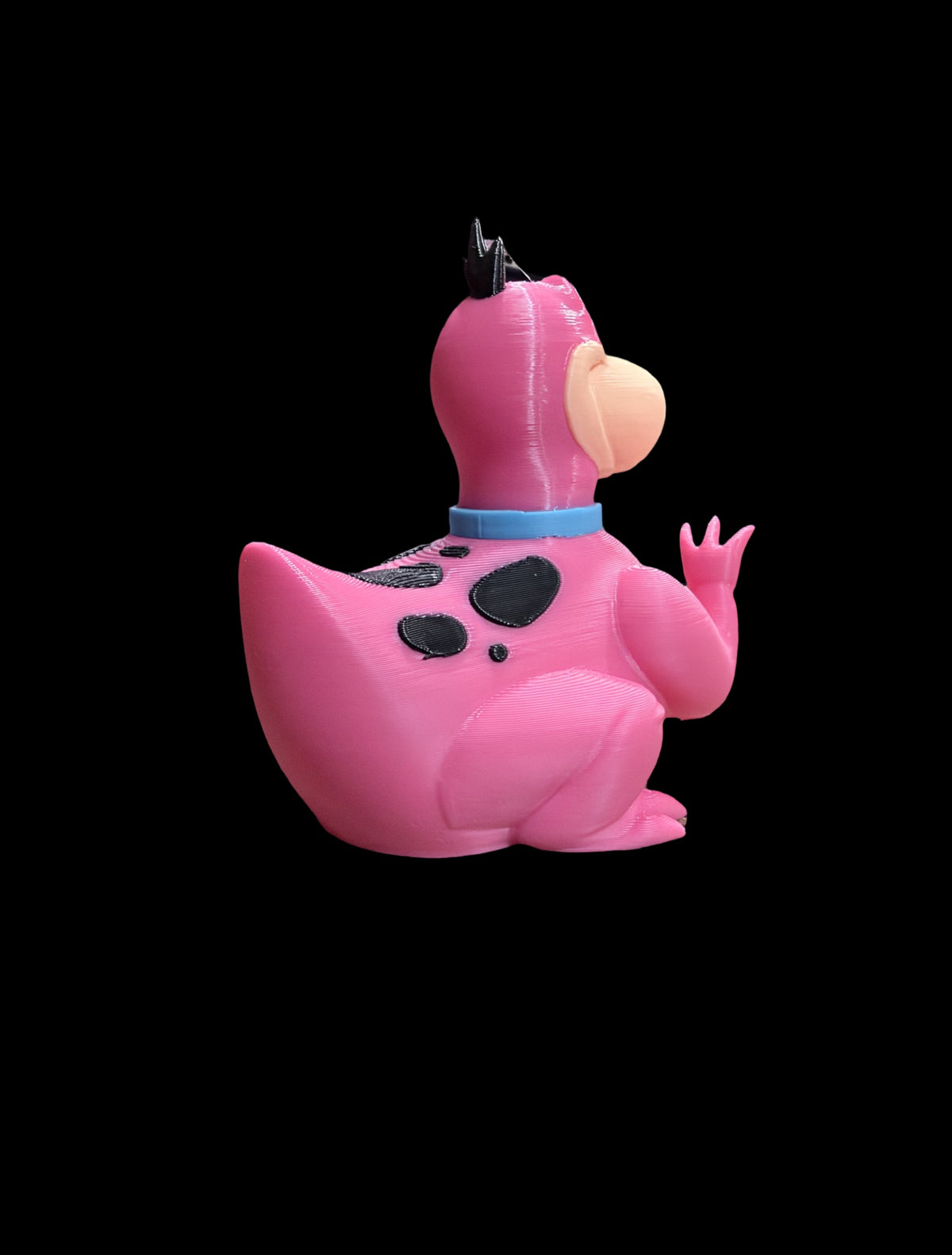 DINO FLINTSTONE DUCK – TAIL WAGGING. HEART FULL