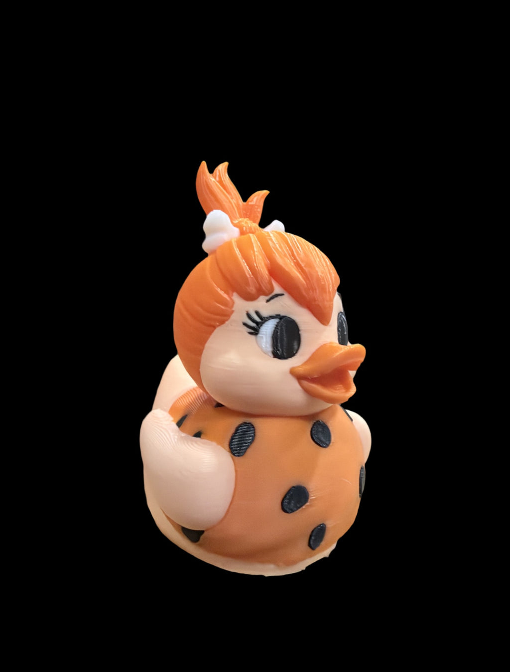 PEBBLES FLINTSTONE DUCK – TINY BUT TOUGH. BEDROCK BABY