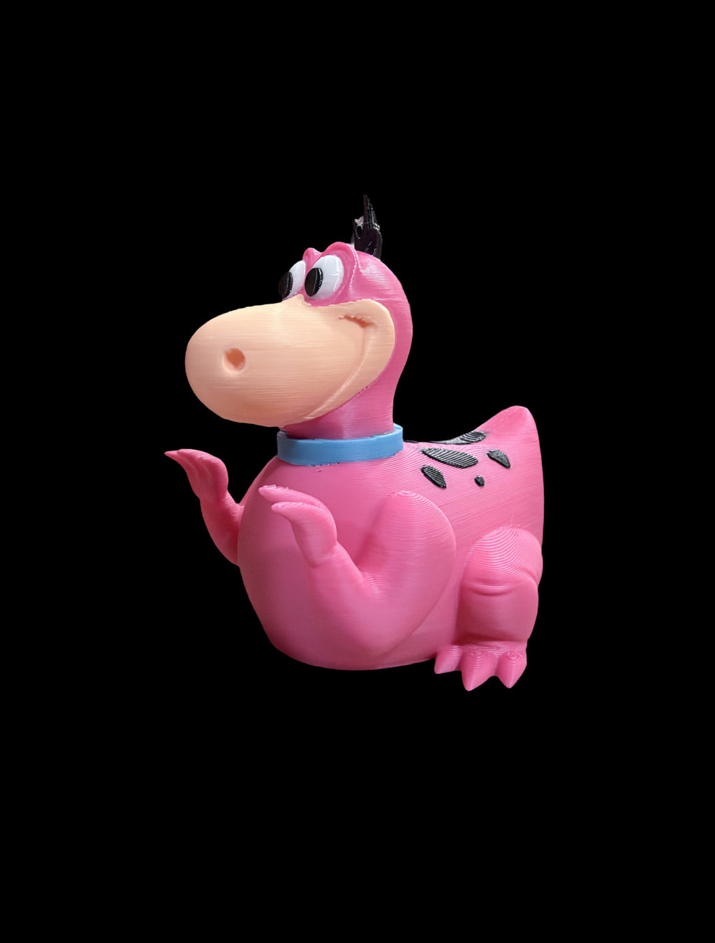 DINO FLINTSTONE DUCK – TAIL WAGGING. HEART FULL