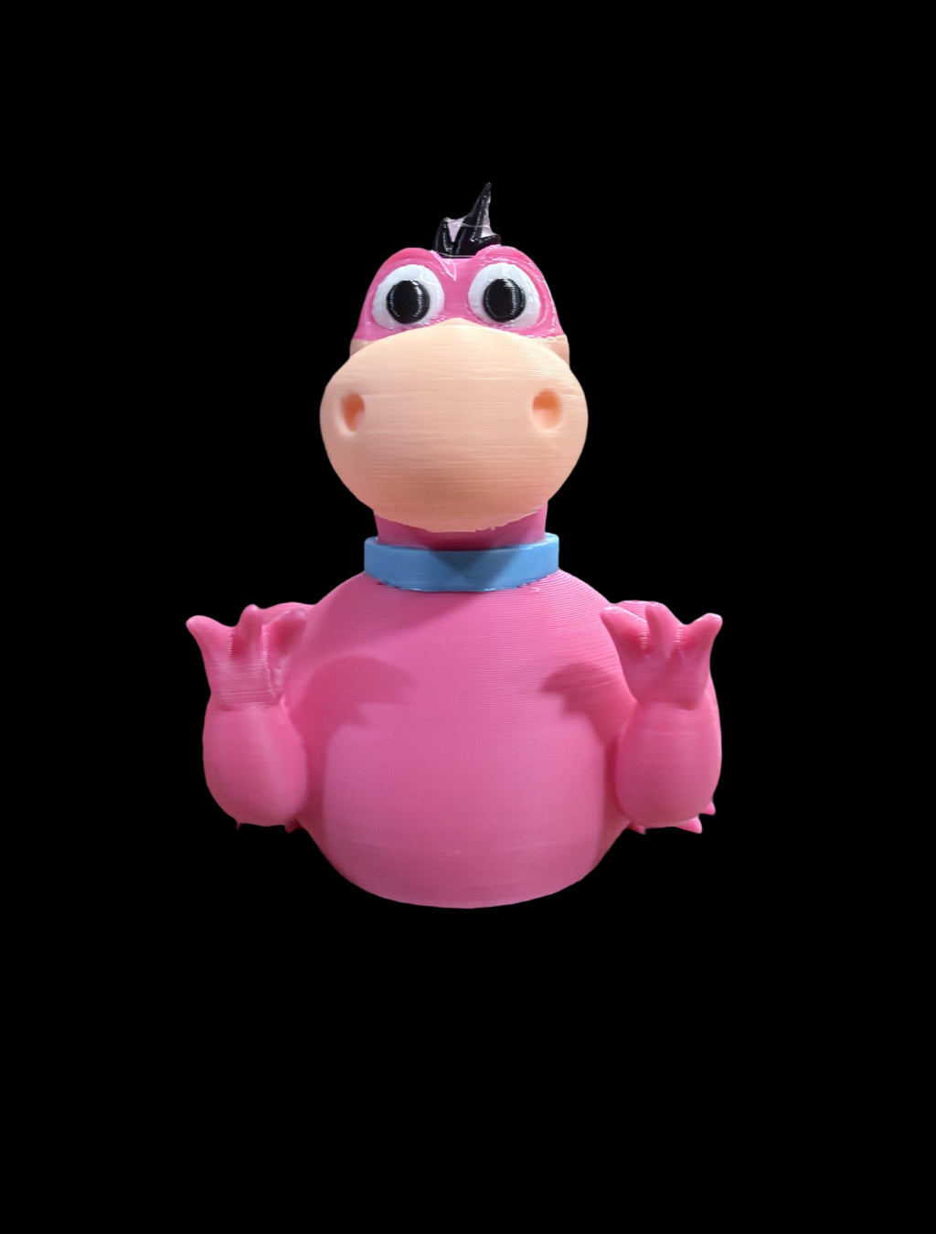 DINO FLINTSTONE DUCK – TAIL WAGGING. HEART FULL