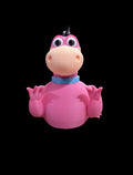 DINO FLINTSTONE DUCK – TAIL WAGGING. HEART FULL