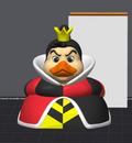 Queen of Hearts with Beak