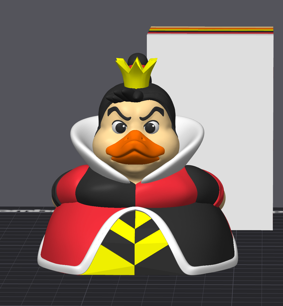 Queen of Hearts with Beak