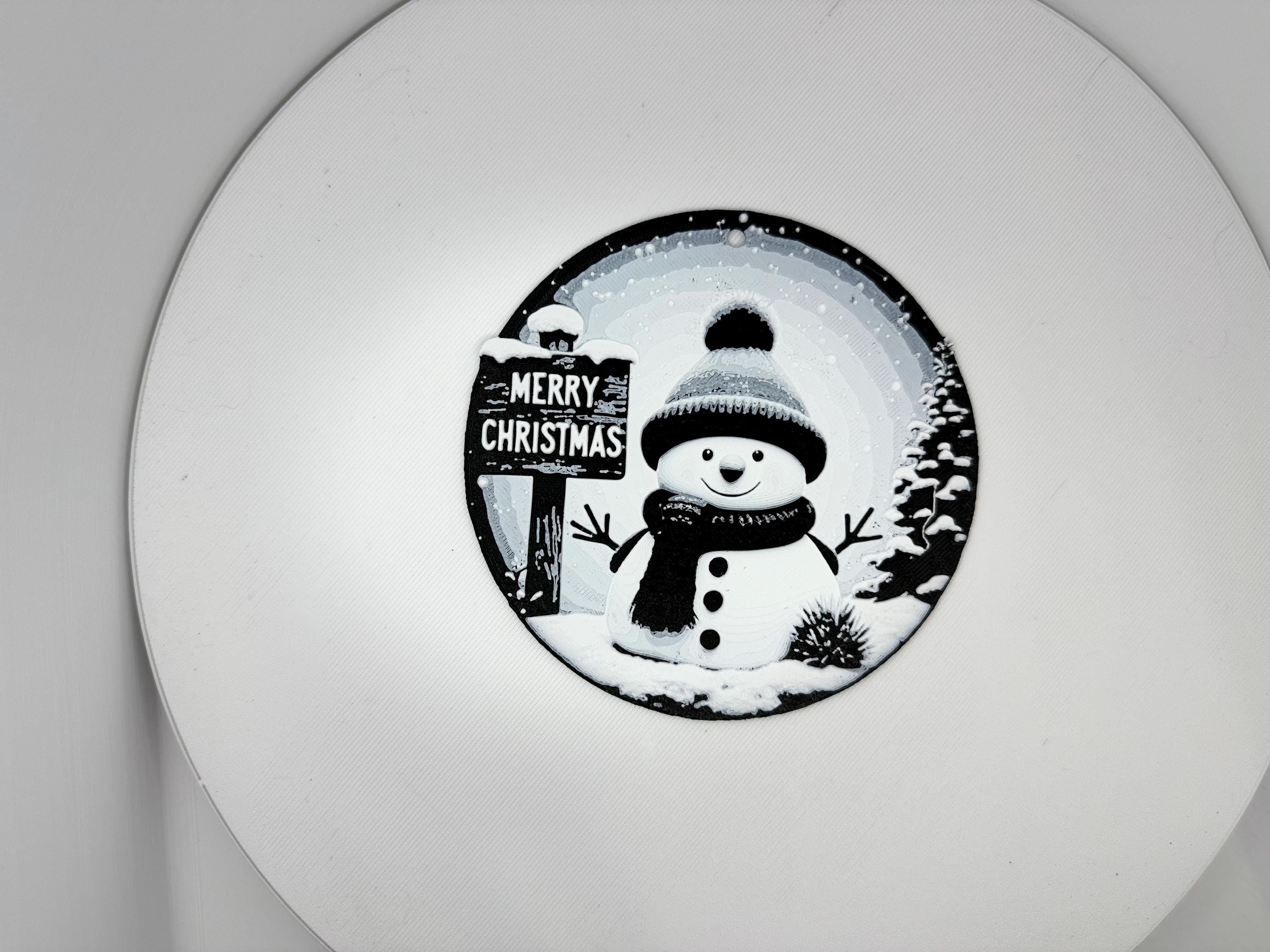Snowman Christmas ornament