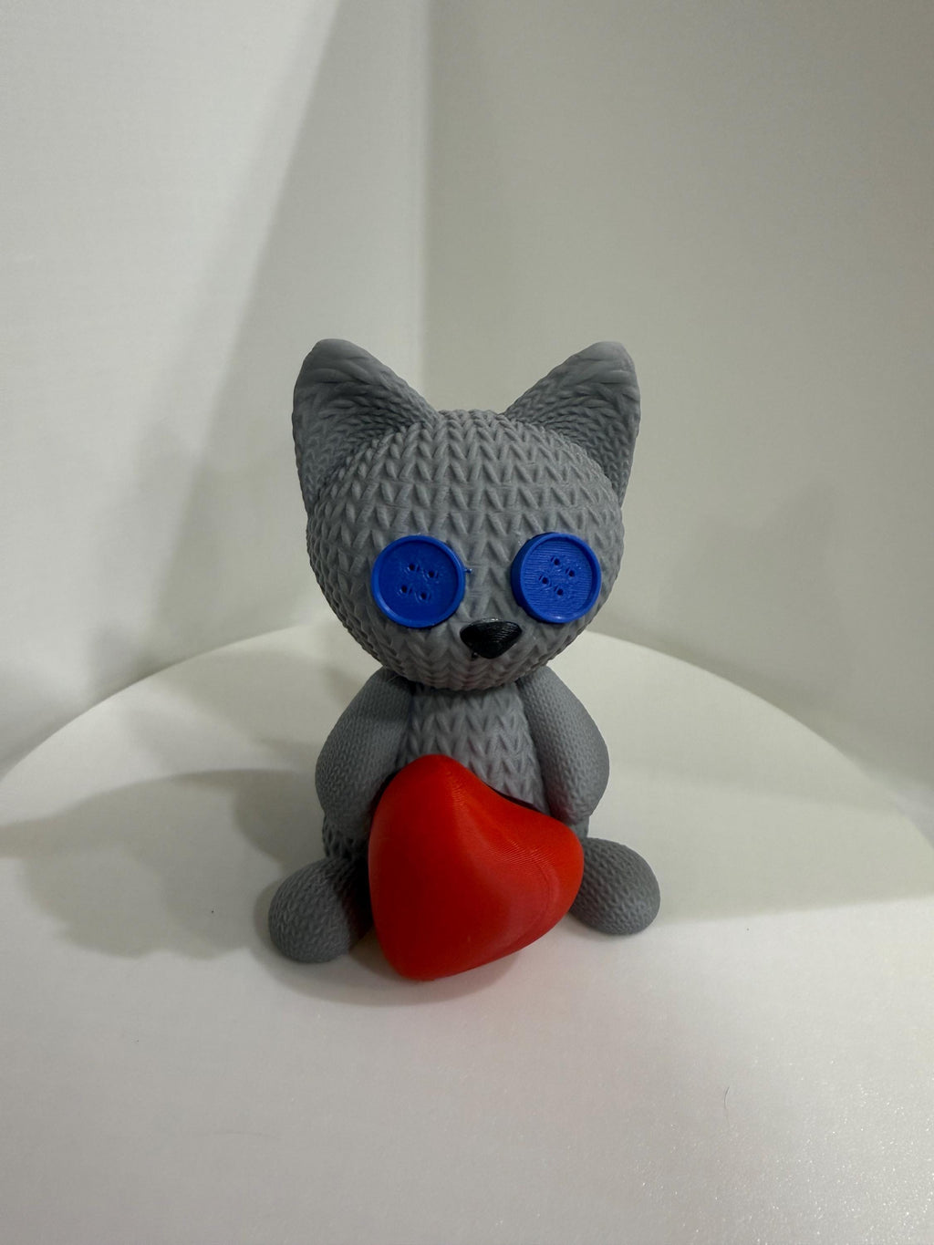 Crochet Cat With Heart