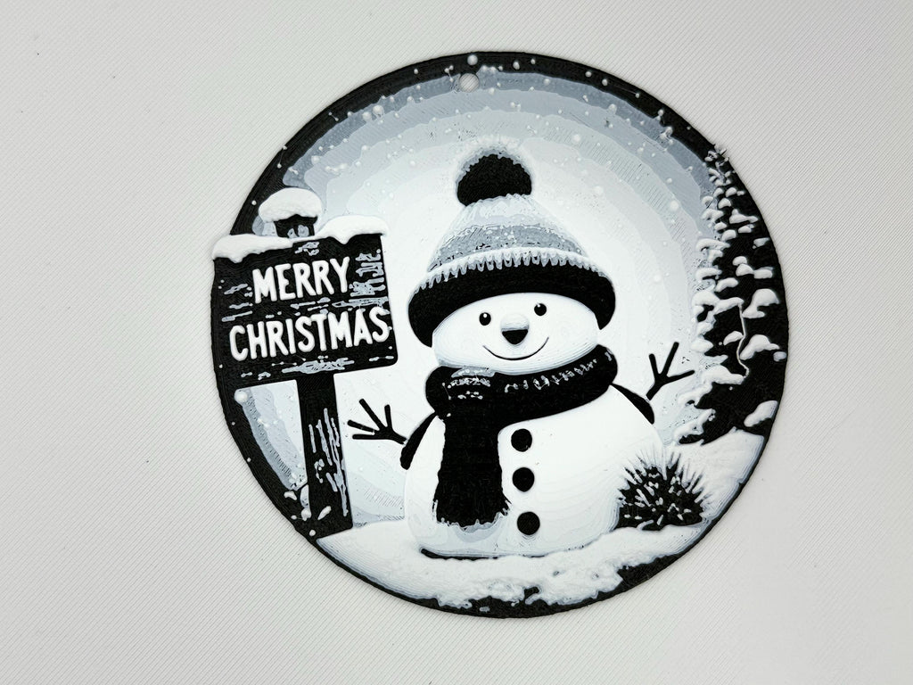Snowman Christmas ornament