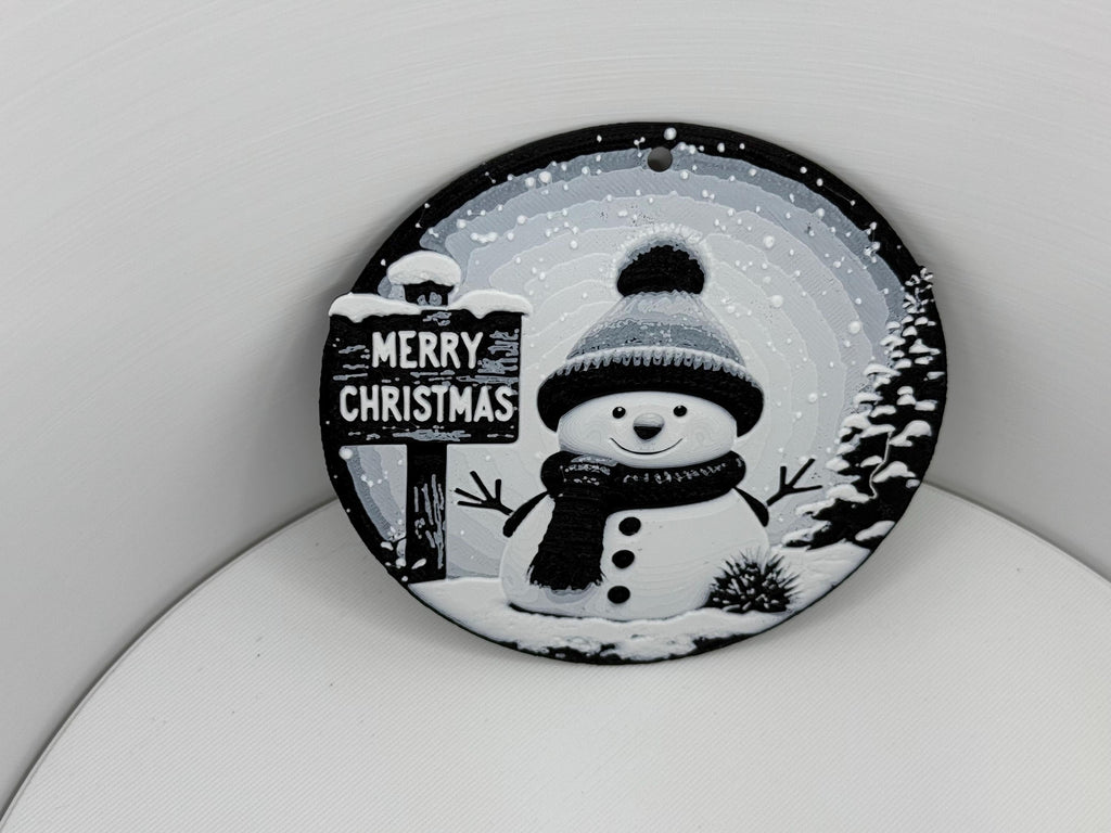 Snowman Christmas ornament