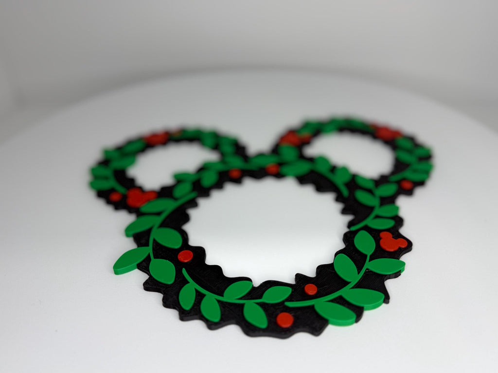 Holly Jolly Mouse Wreath