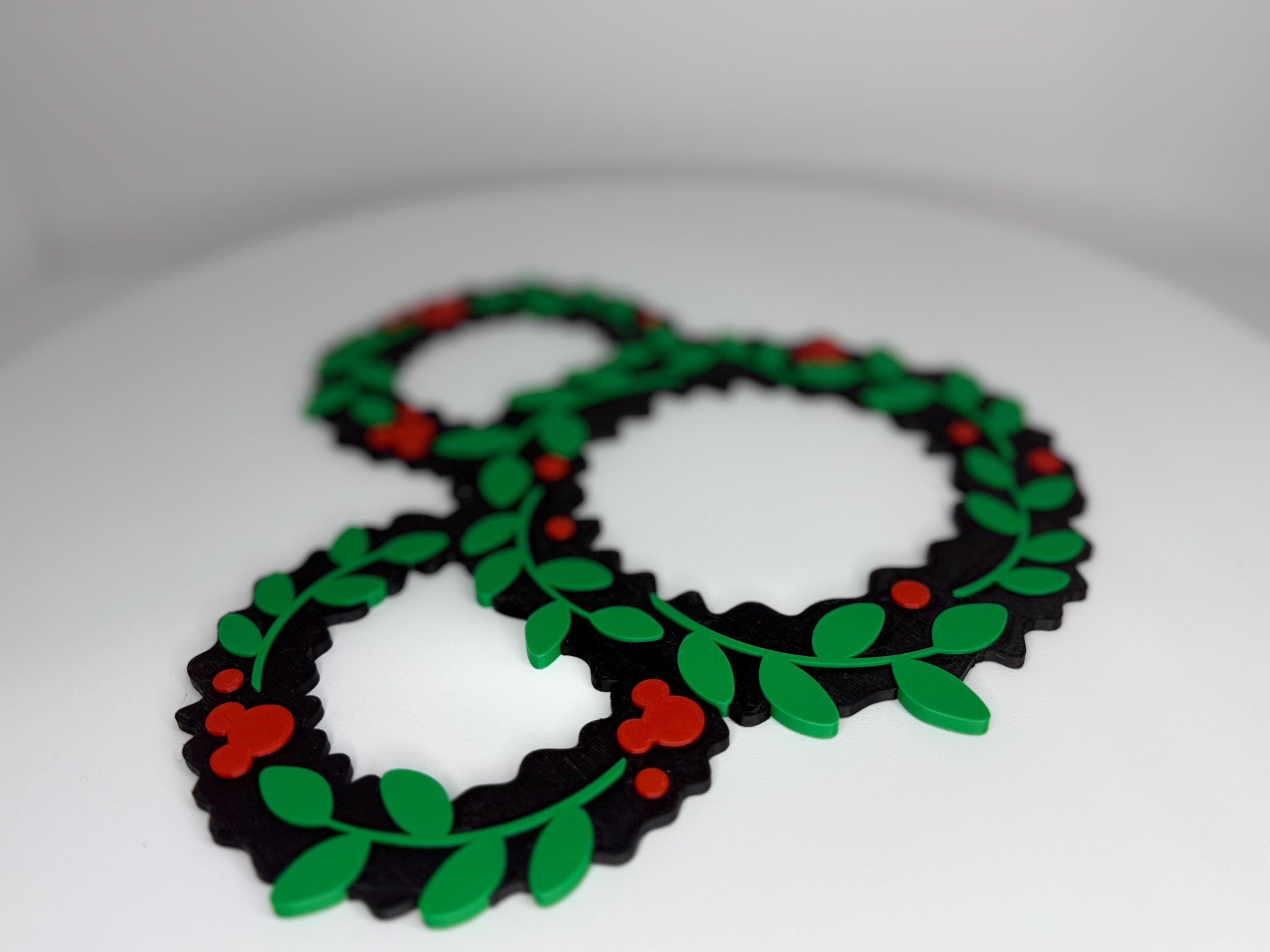 Holly Jolly Mouse Wreath