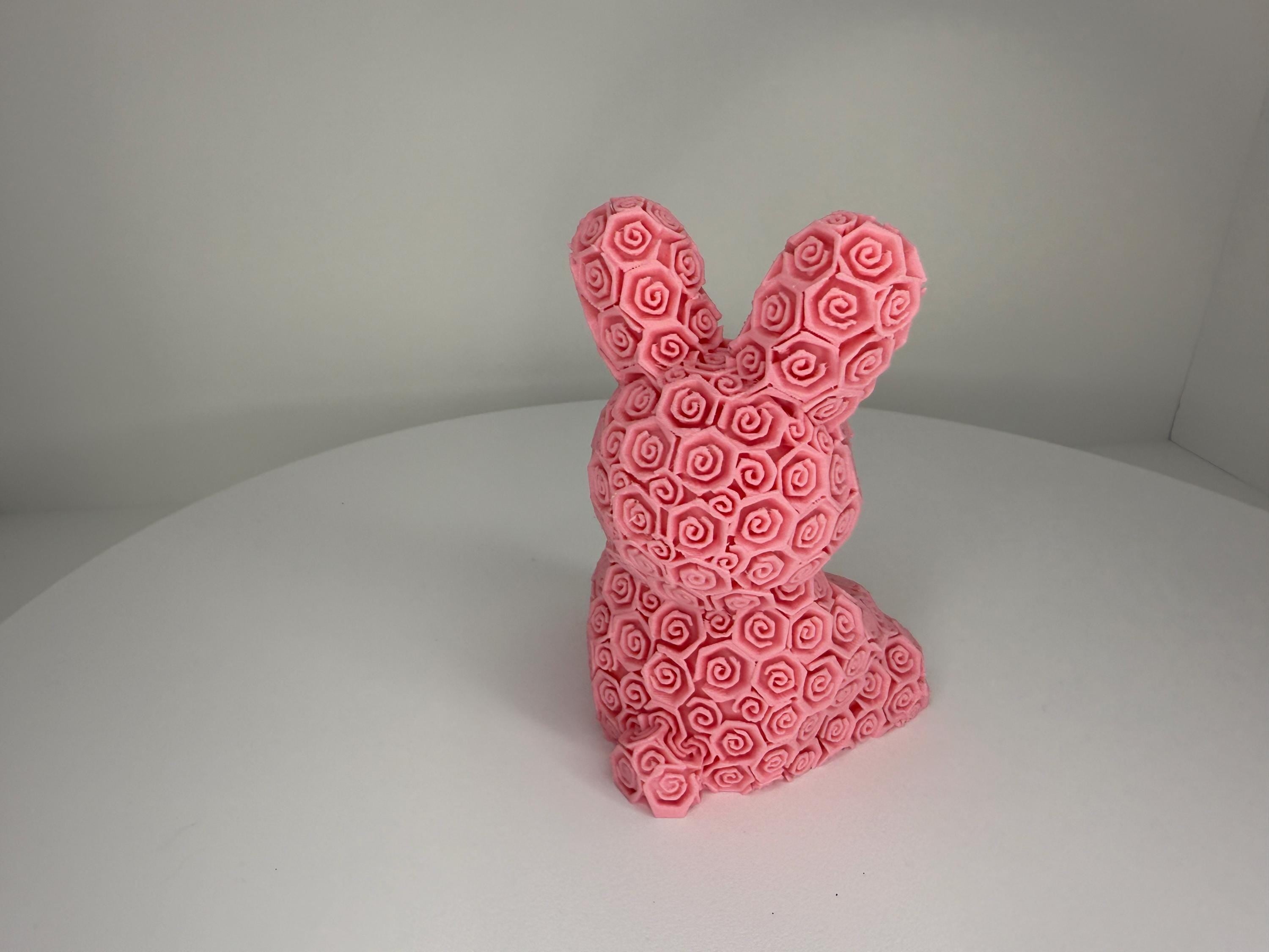 Rose Bunny with heart