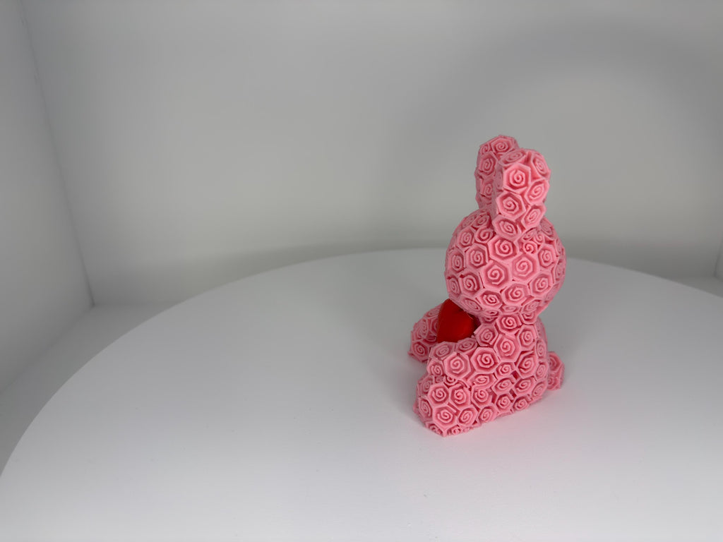 Rose Bunny with heart