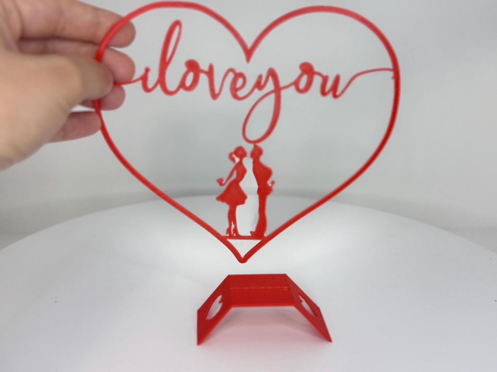 Valentines Kissing Love Heart