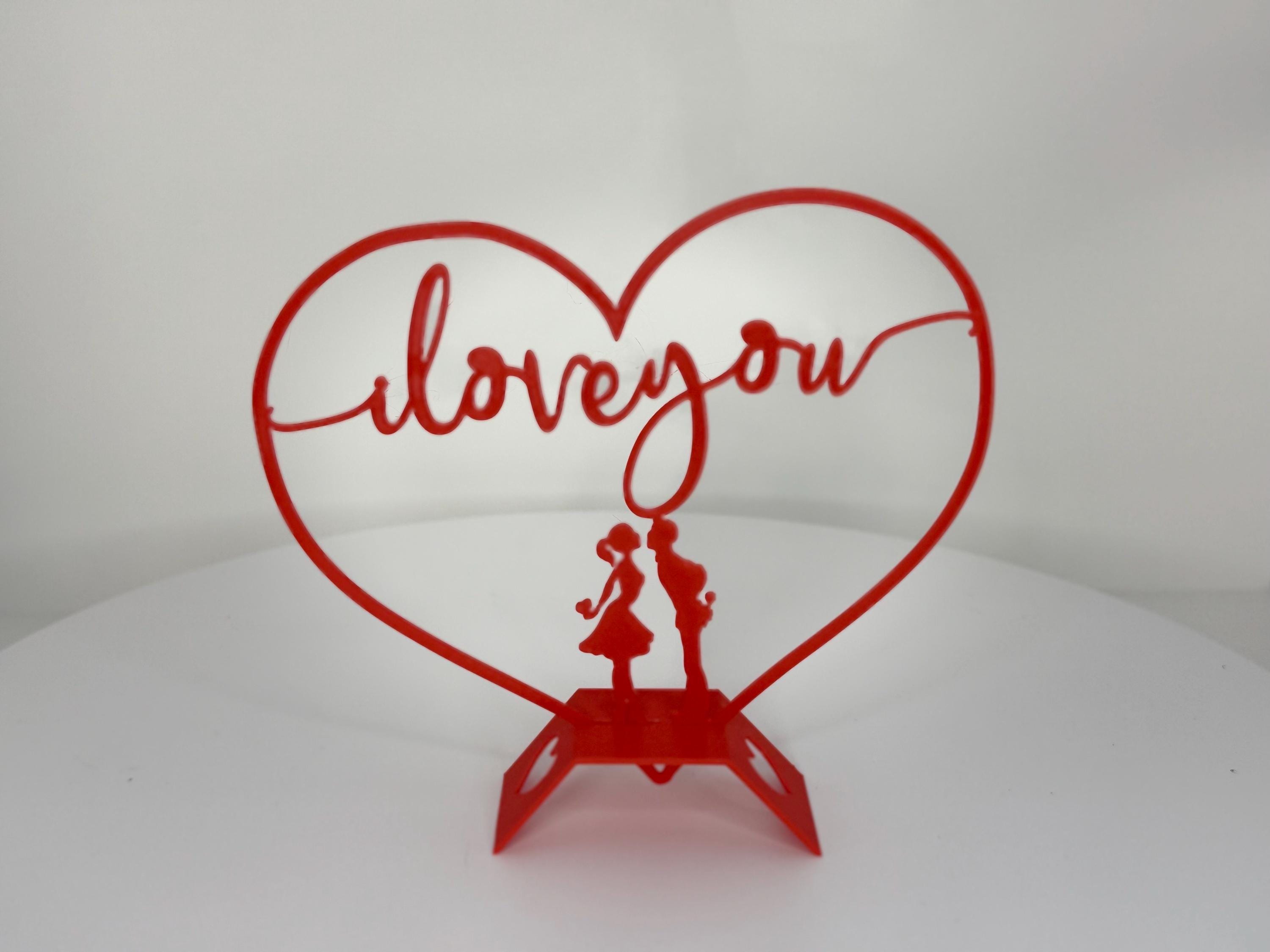 Valentines Kissing Love Heart