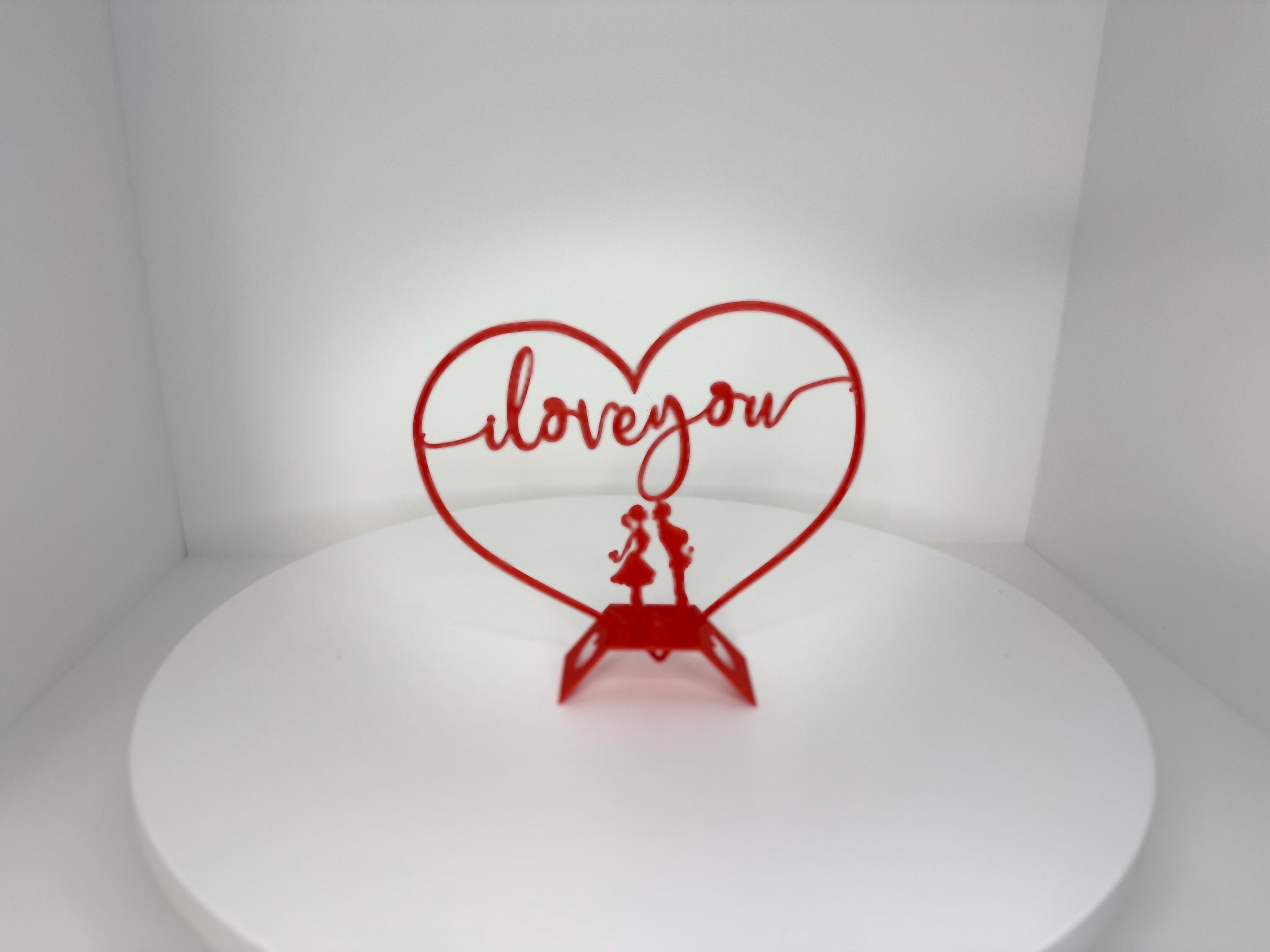 Valentines Kissing Love Heart