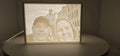 Custom Lithophane Light Box Personalized 3D Printed Photo Lamp (Please Read Description First)