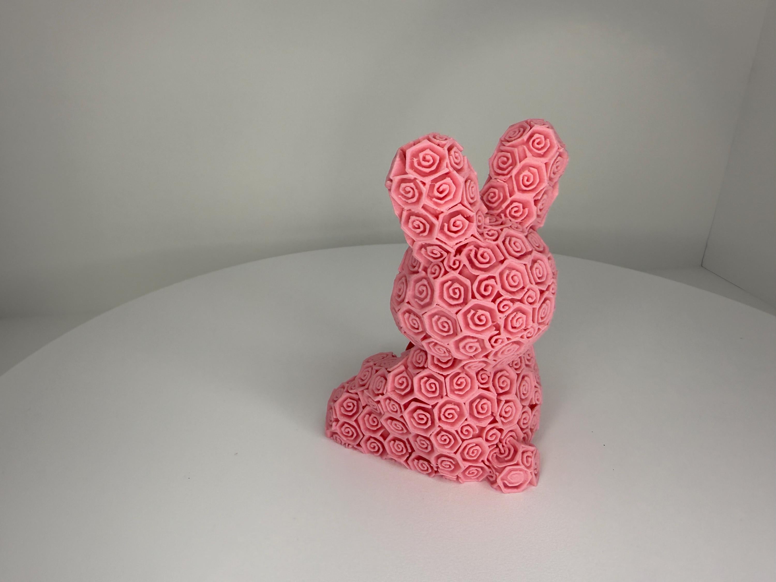 Rose Bunny with heart