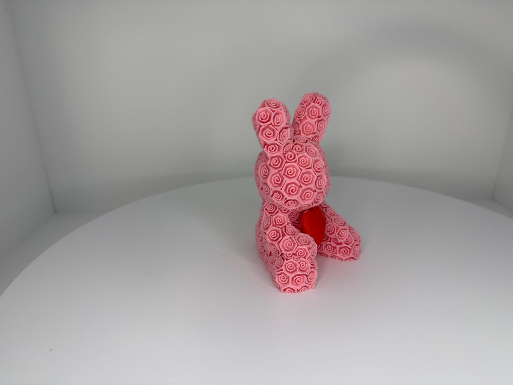 Rose Bunny with heart