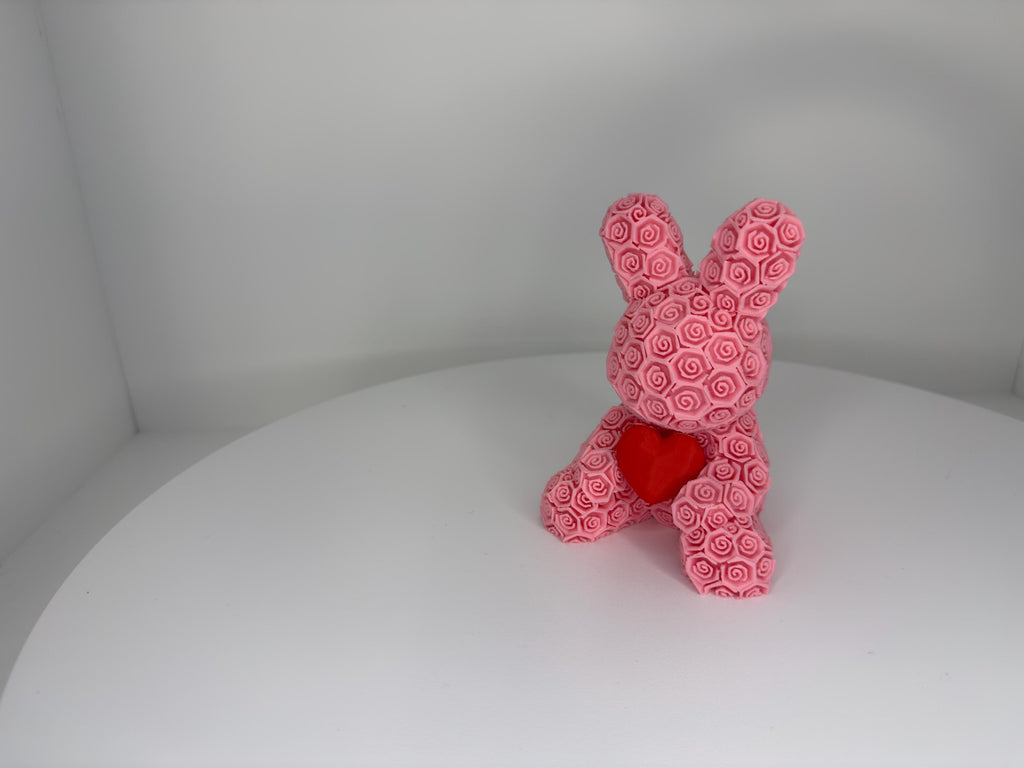 Rose Bunny with heart