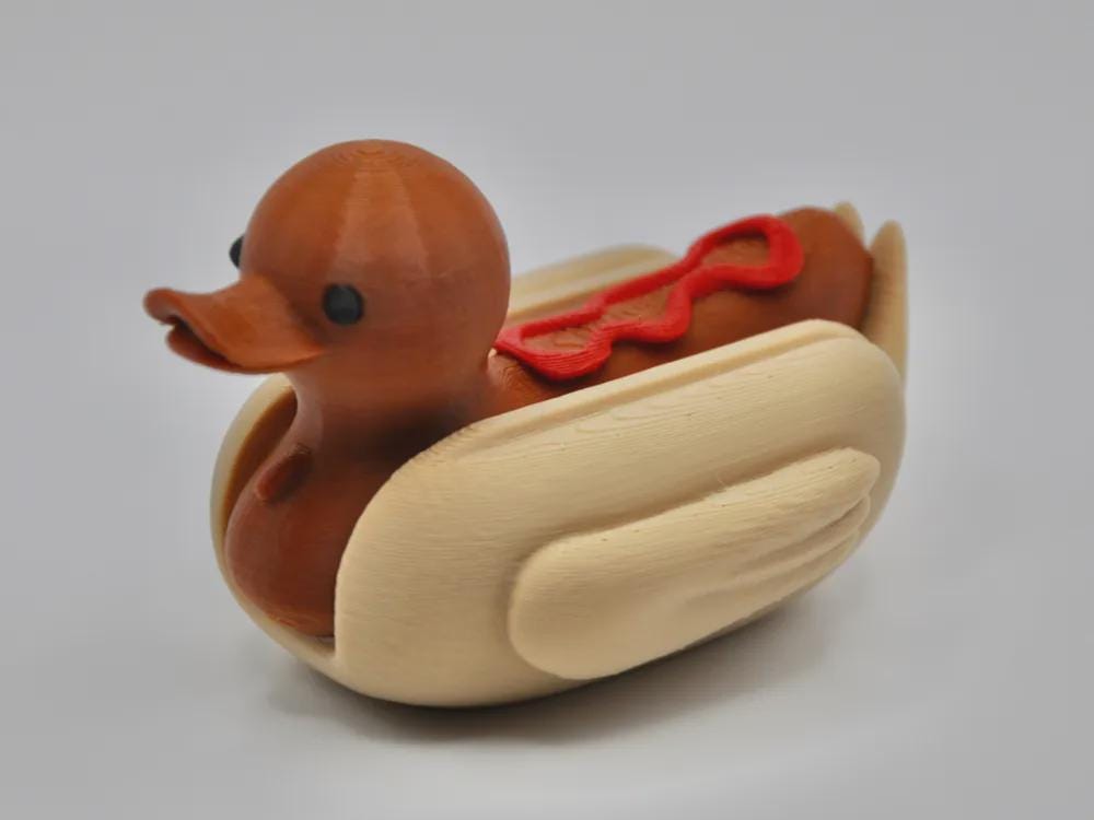 Hot Dog Duck – Quackin’ Fresh Off the Grill