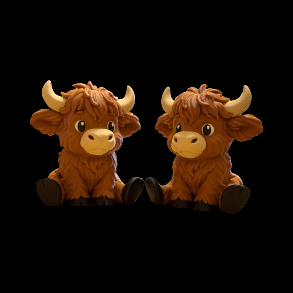 Highland Howdy Pair – The Floofiest Friend on the Farm