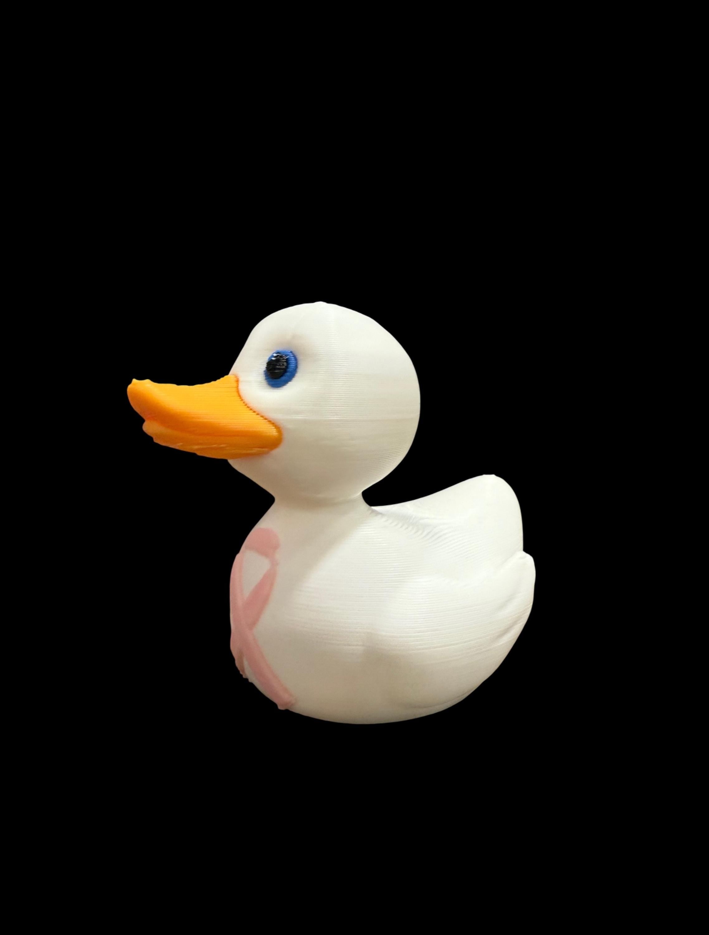 Breast Cancer Awareness Duck