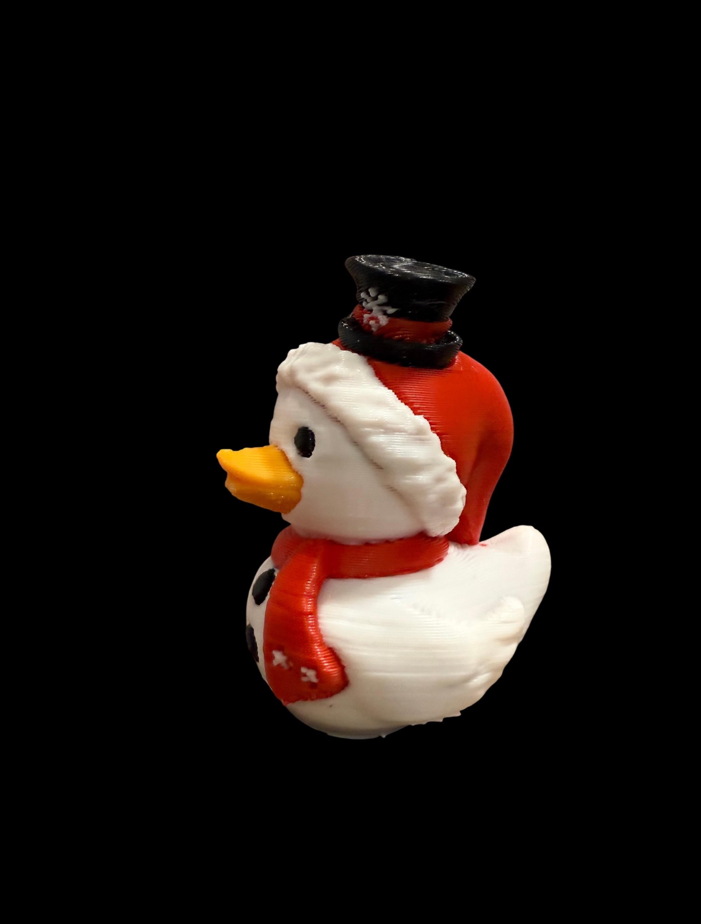 Frosty the Quackman Duck