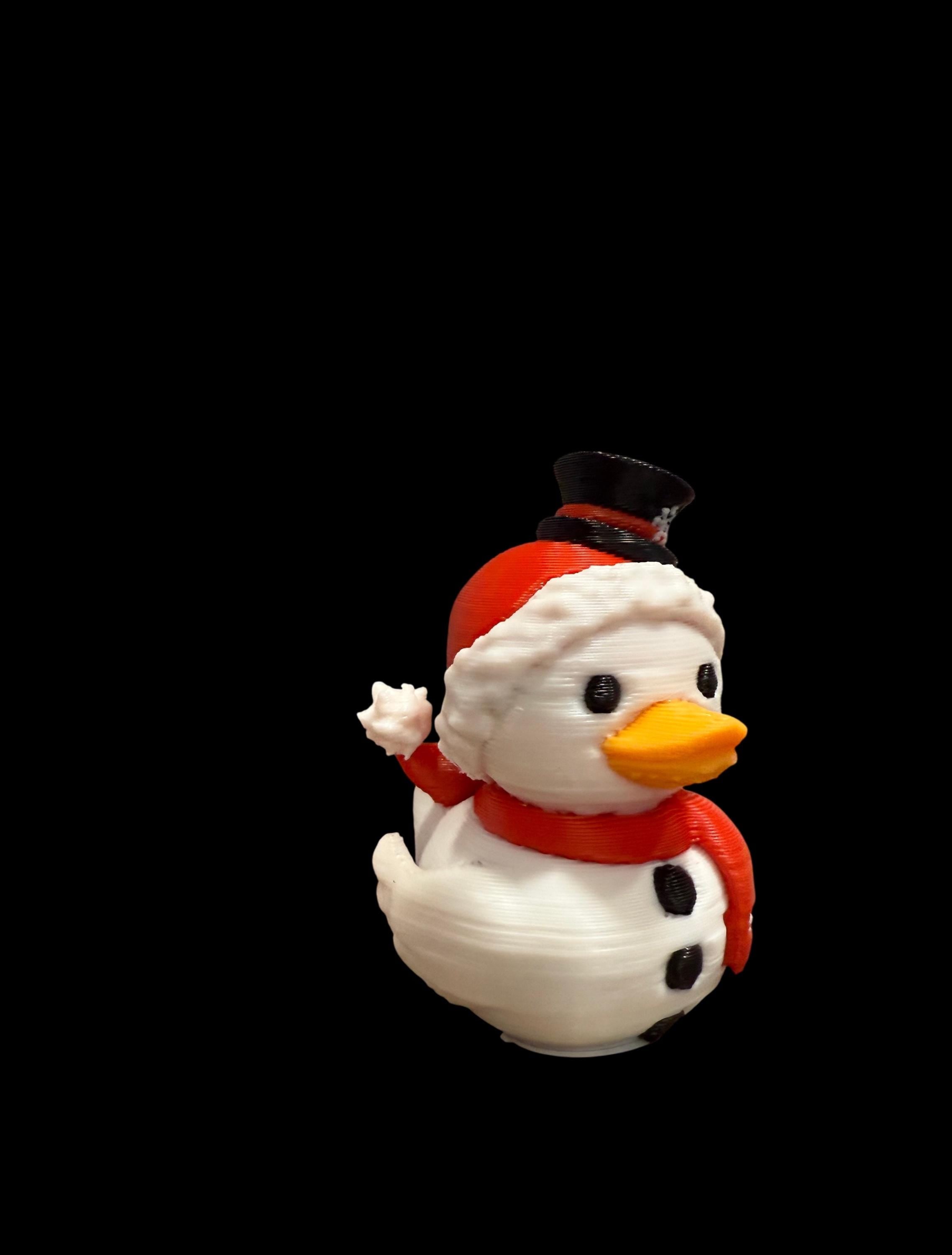 Frosty the Quackman Duck