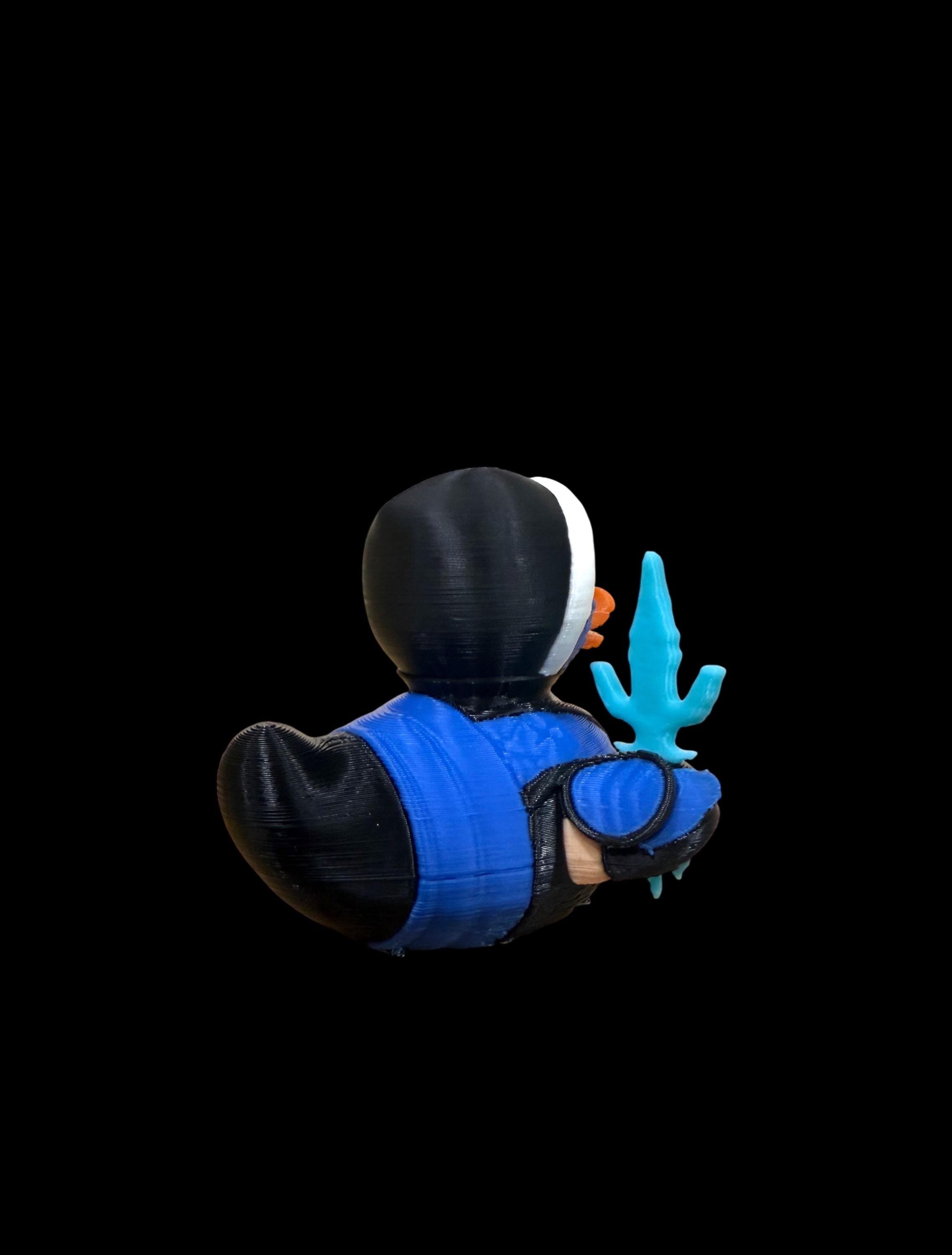 Ice-Cold Duck of Silent Vengeance – Ninja-Inspired Rubber Duck