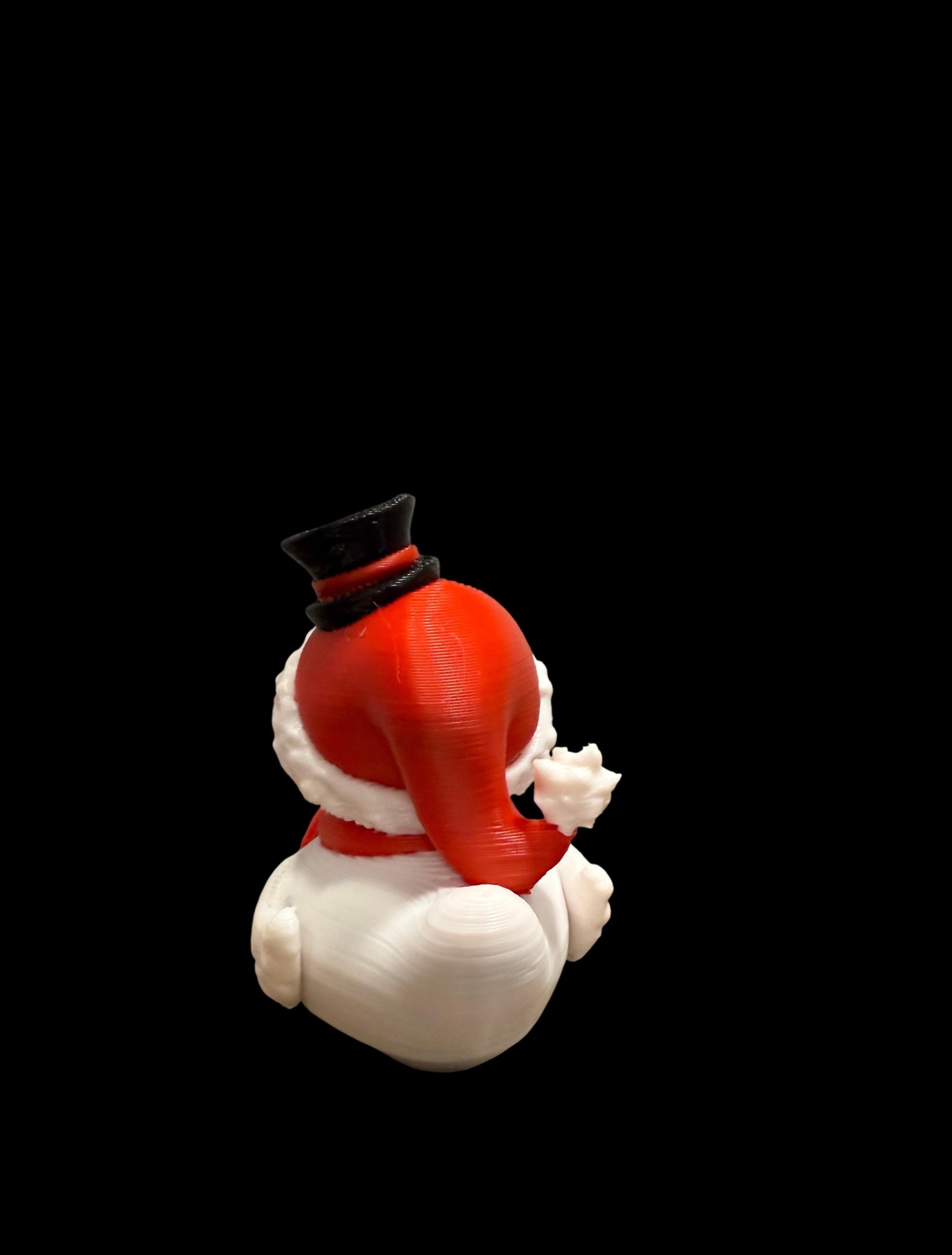 Frosty the Quackman Duck