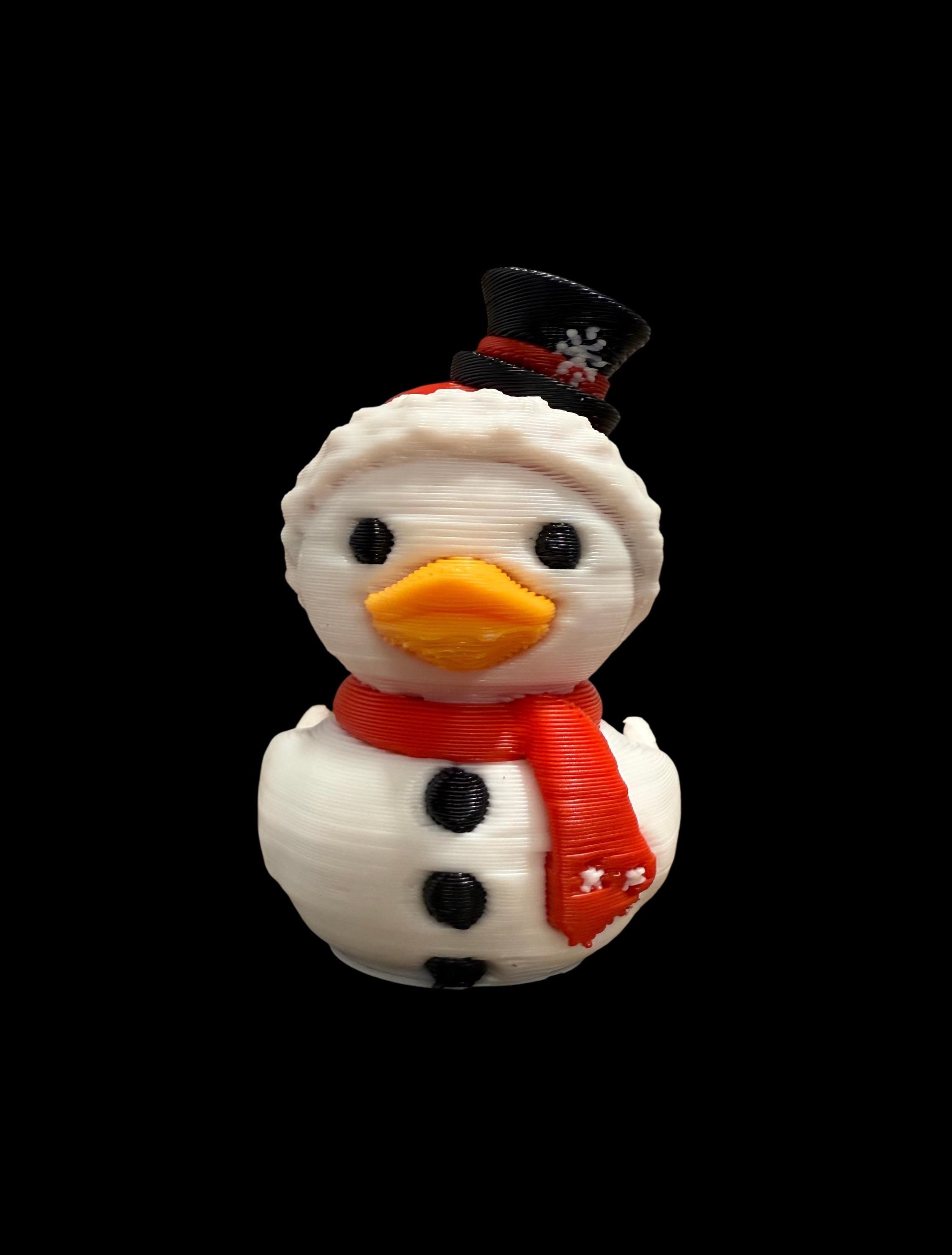 Frosty the Quackman Duck