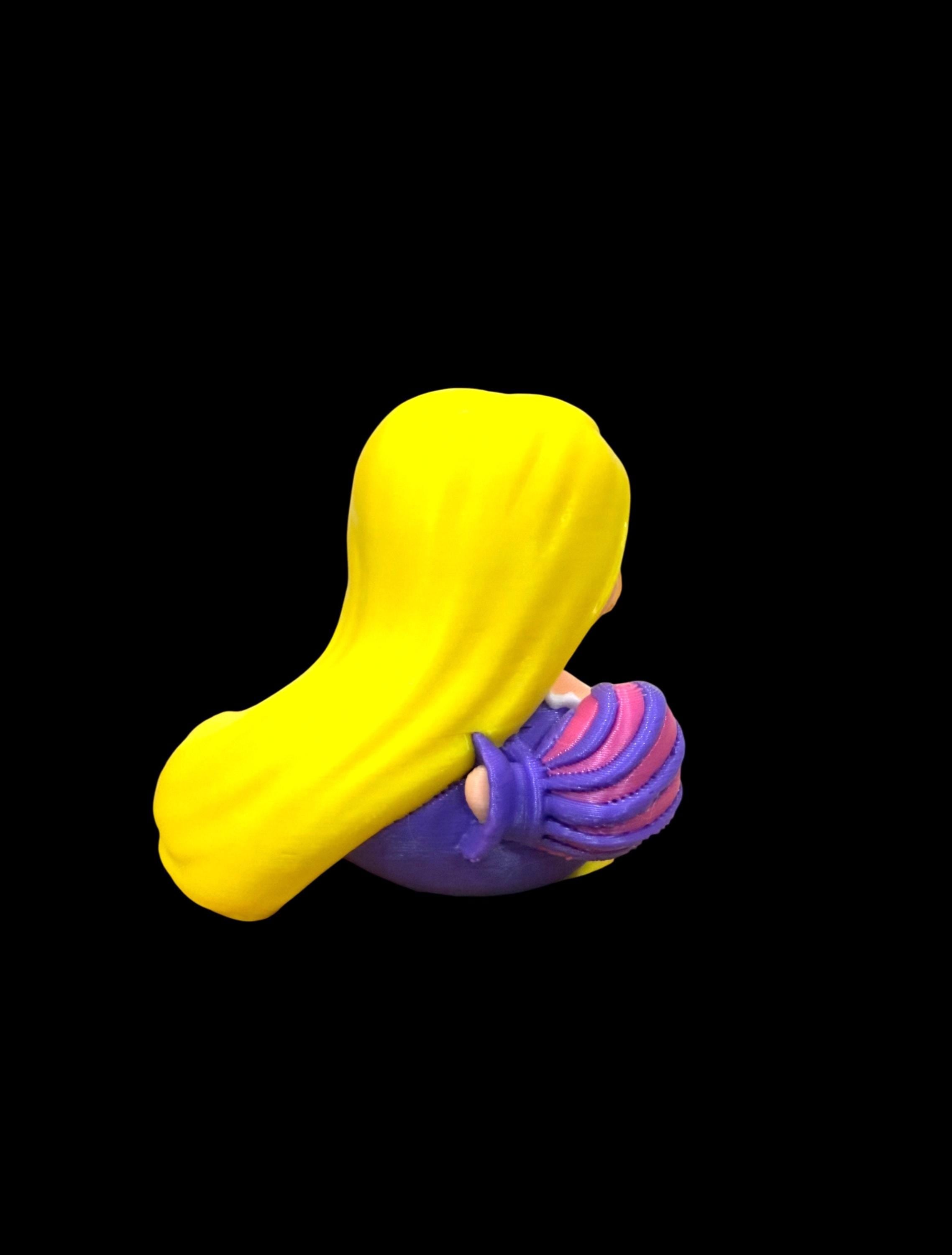 The Tangled Tress Duckling – A Tower-Topper with Hair to Spare!