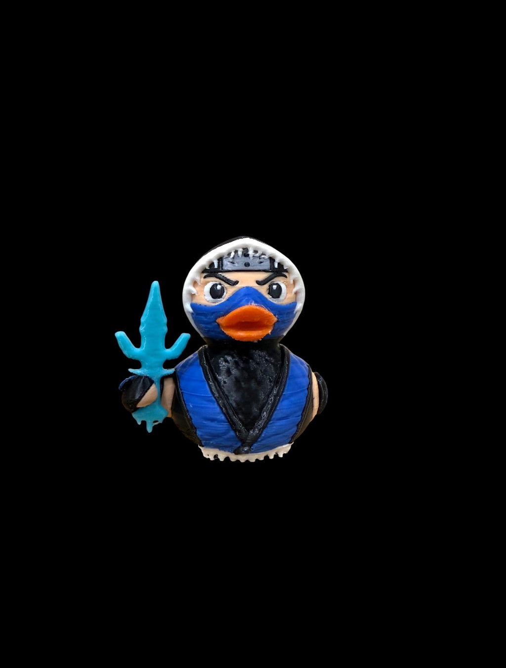 Ice-Cold Duck of Silent Vengeance – Ninja-Inspired Rubber Duck