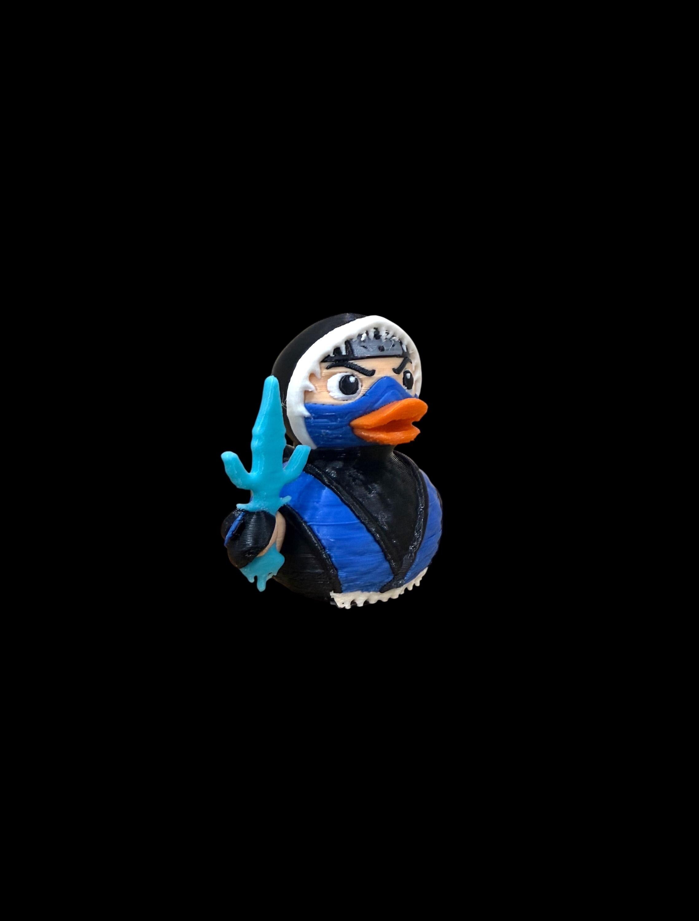 Ice-Cold Duck of Silent Vengeance – Ninja-Inspired Rubber Duck