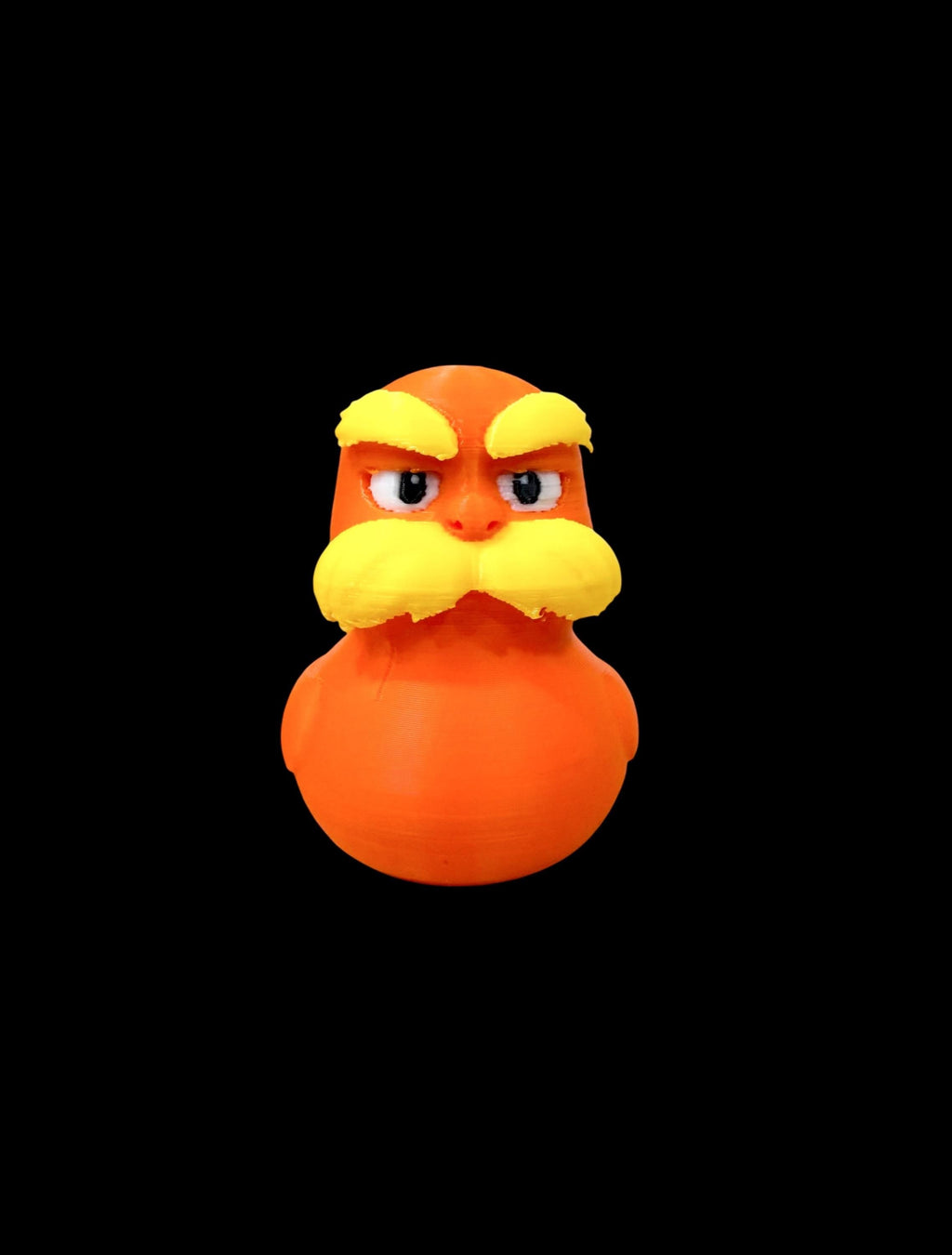 Grumpy Guardian of the Forest – Mustached Rubber Duck