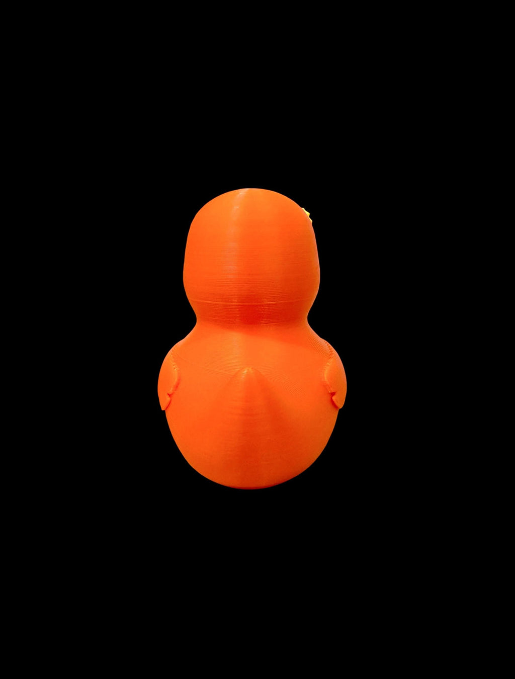 Grumpy Guardian of the Forest – Mustached Rubber Duck