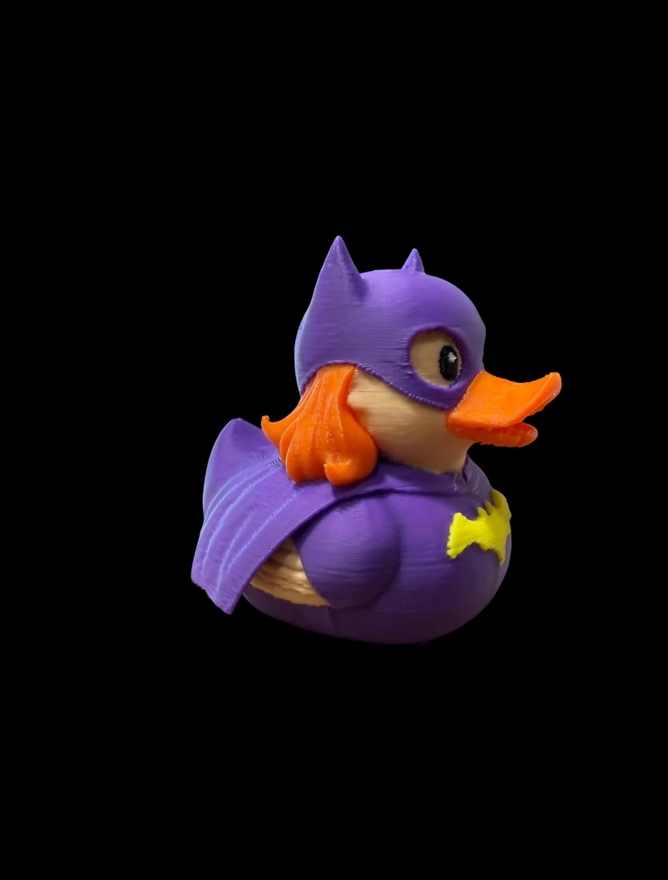 Dark Defenderette – Bat-Inspired Hero Duck