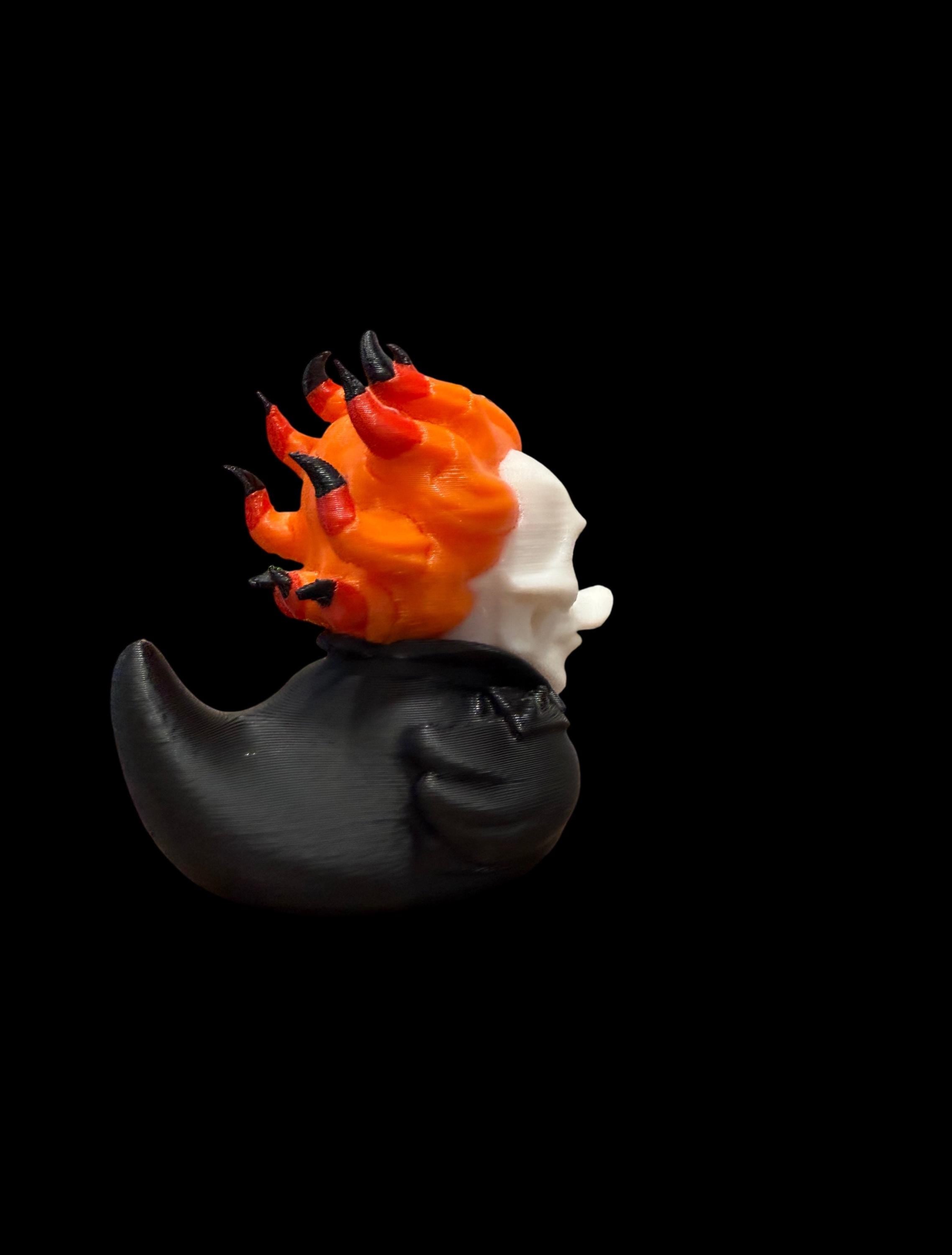 Hellfire Hatchling – Flame-Skulled Duck of Vengeance