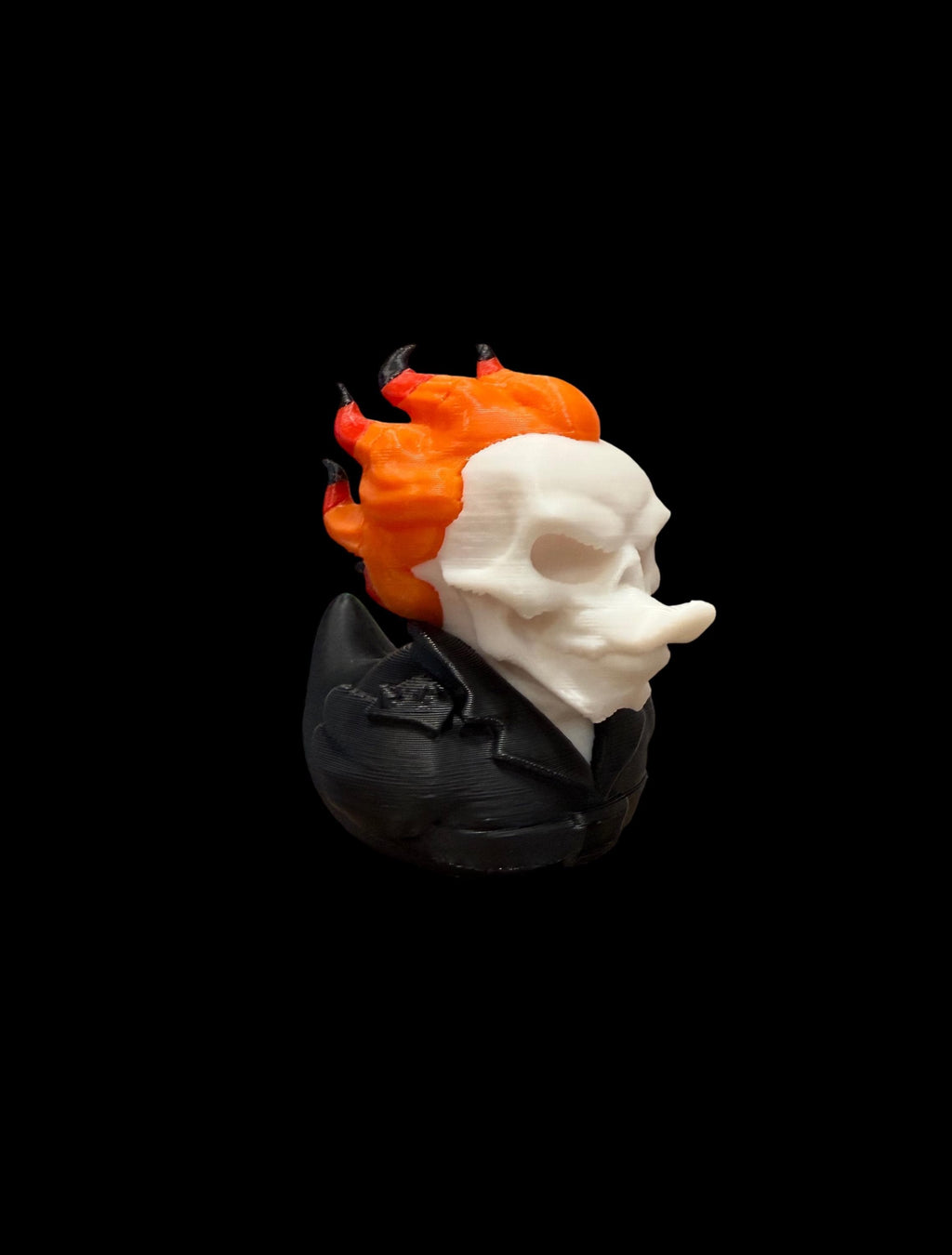 Hellfire Hatchling – Flame-Skulled Duck of Vengeance