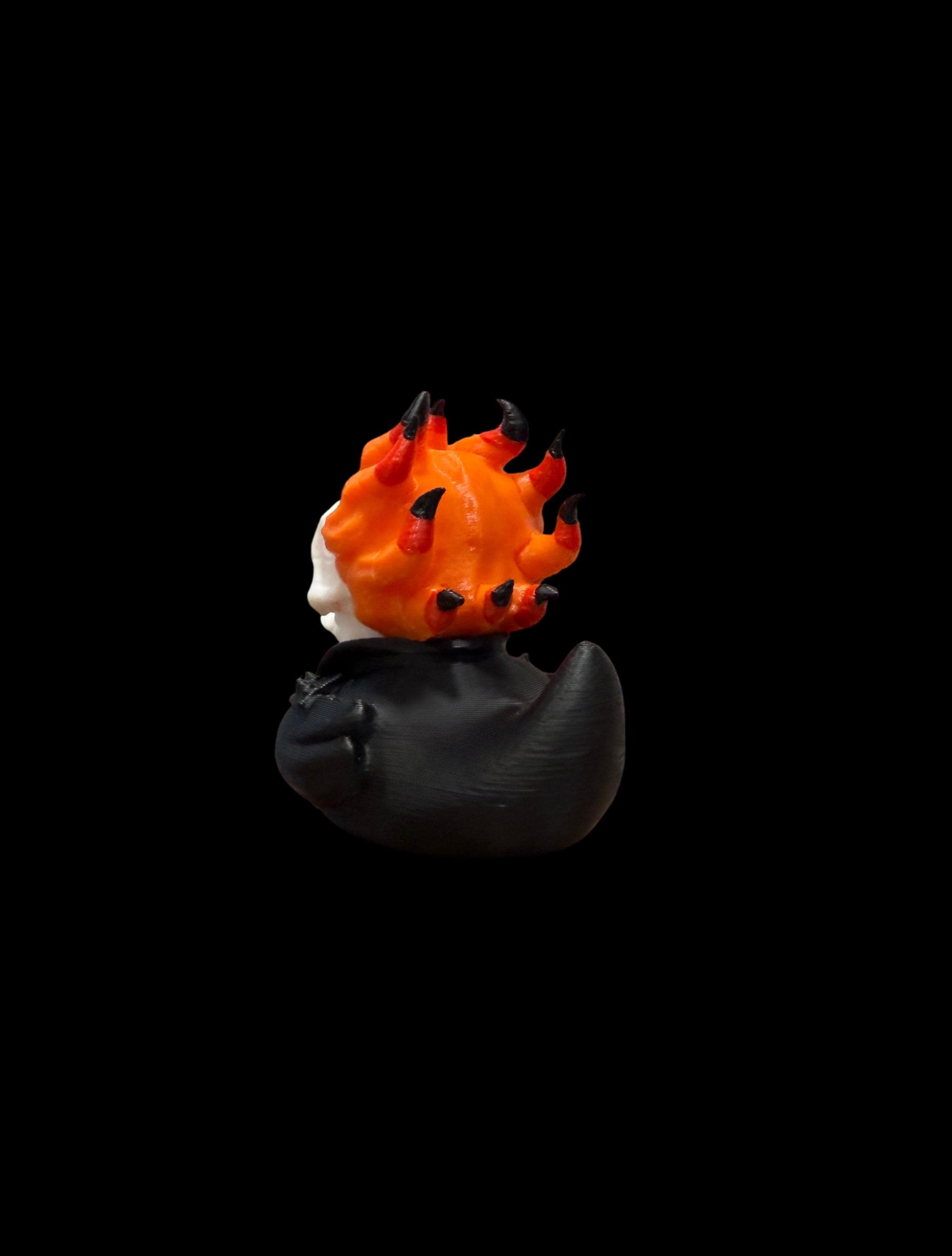 Hellfire Hatchling – Flame-Skulled Duck of Vengeance