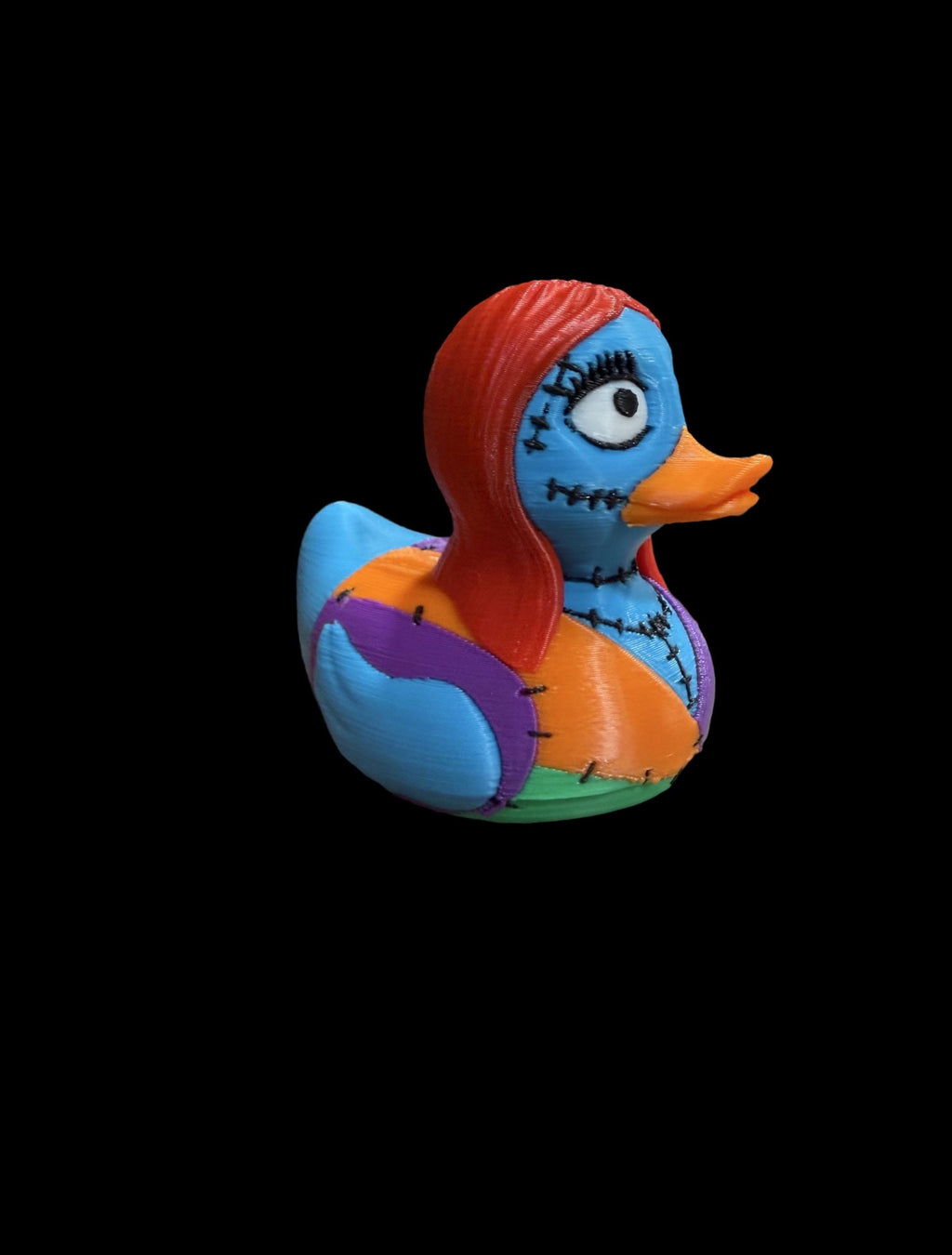 Patchwork Darling Duck – Spooky Rubber Duck Collectible
