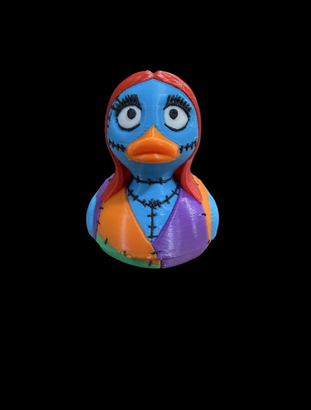 Patchwork Darling Duck – Spooky Rubber Duck Collectible