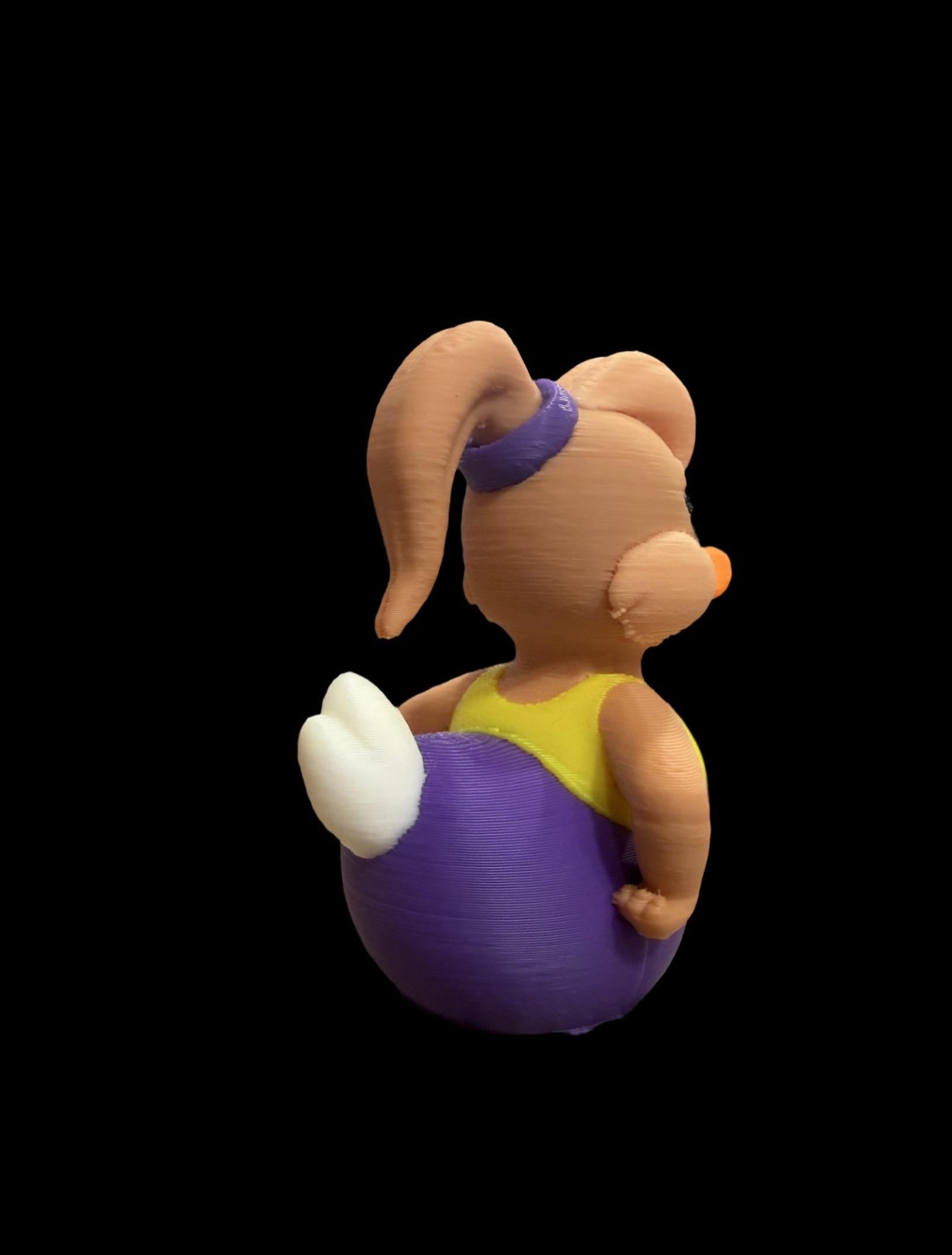 Slamdunk Sweetheart – Bunny-Inspired Rubber Duck