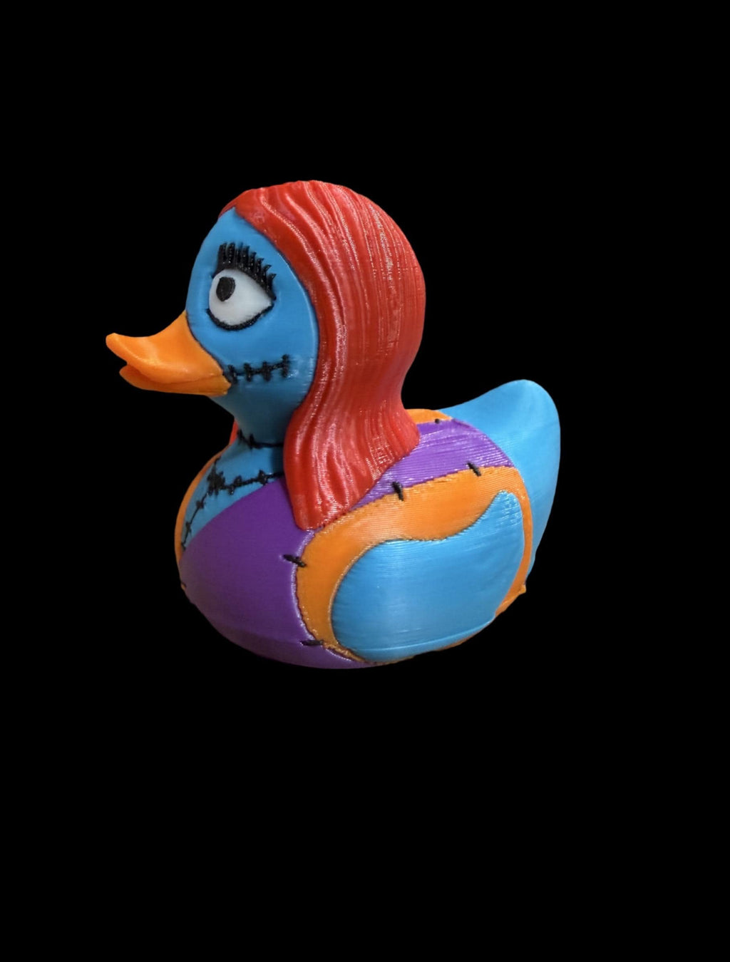 Patchwork Darling Duck – Spooky Rubber Duck Collectible