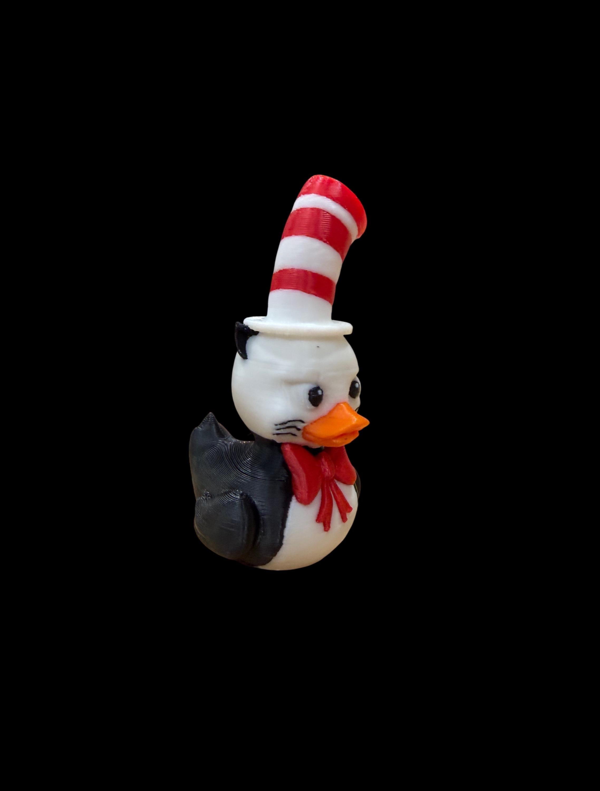 Catquack in the Hat – Whimsical Pond Wanderer