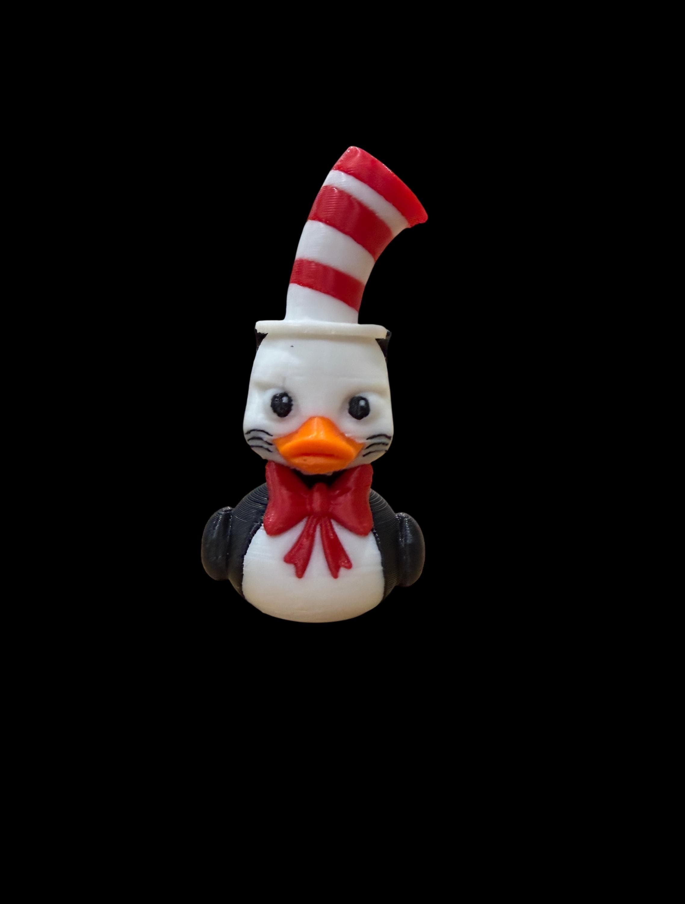 Catquack in the Hat – Whimsical Pond Wanderer
