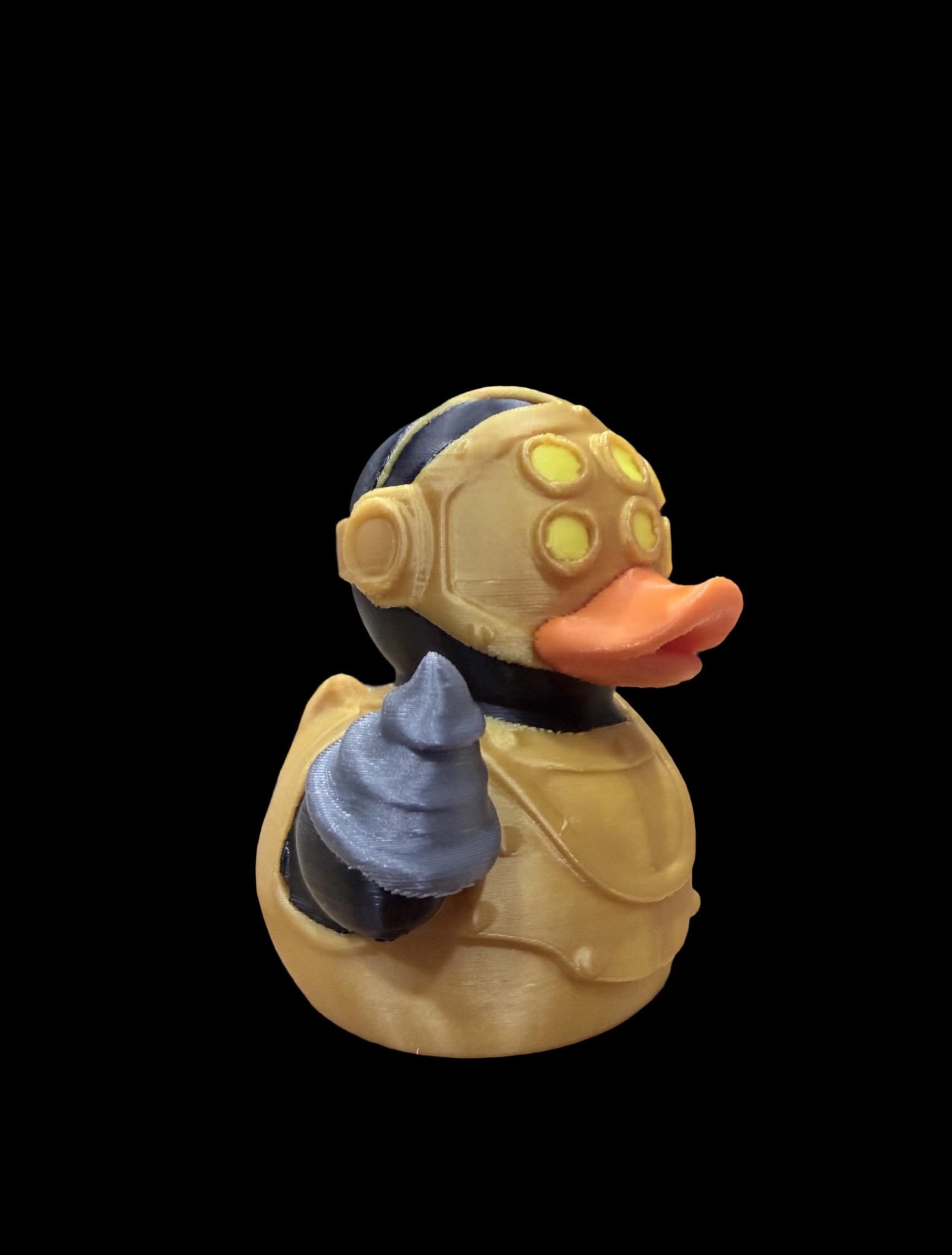 The Abyssal Enforcer – Deep-Sea Defender Duck with a Drill
