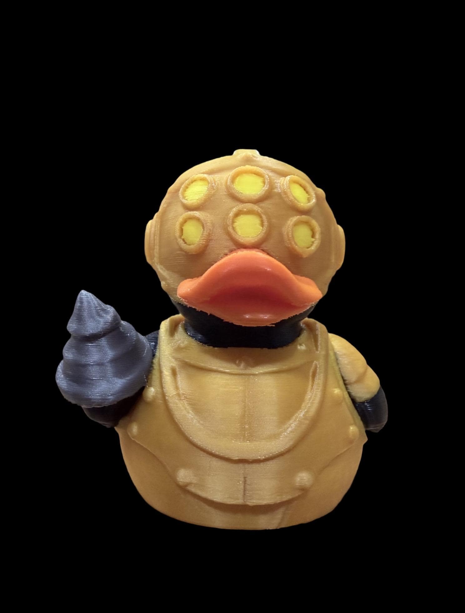 The Abyssal Enforcer – Deep-Sea Defender Duck with a Drill
