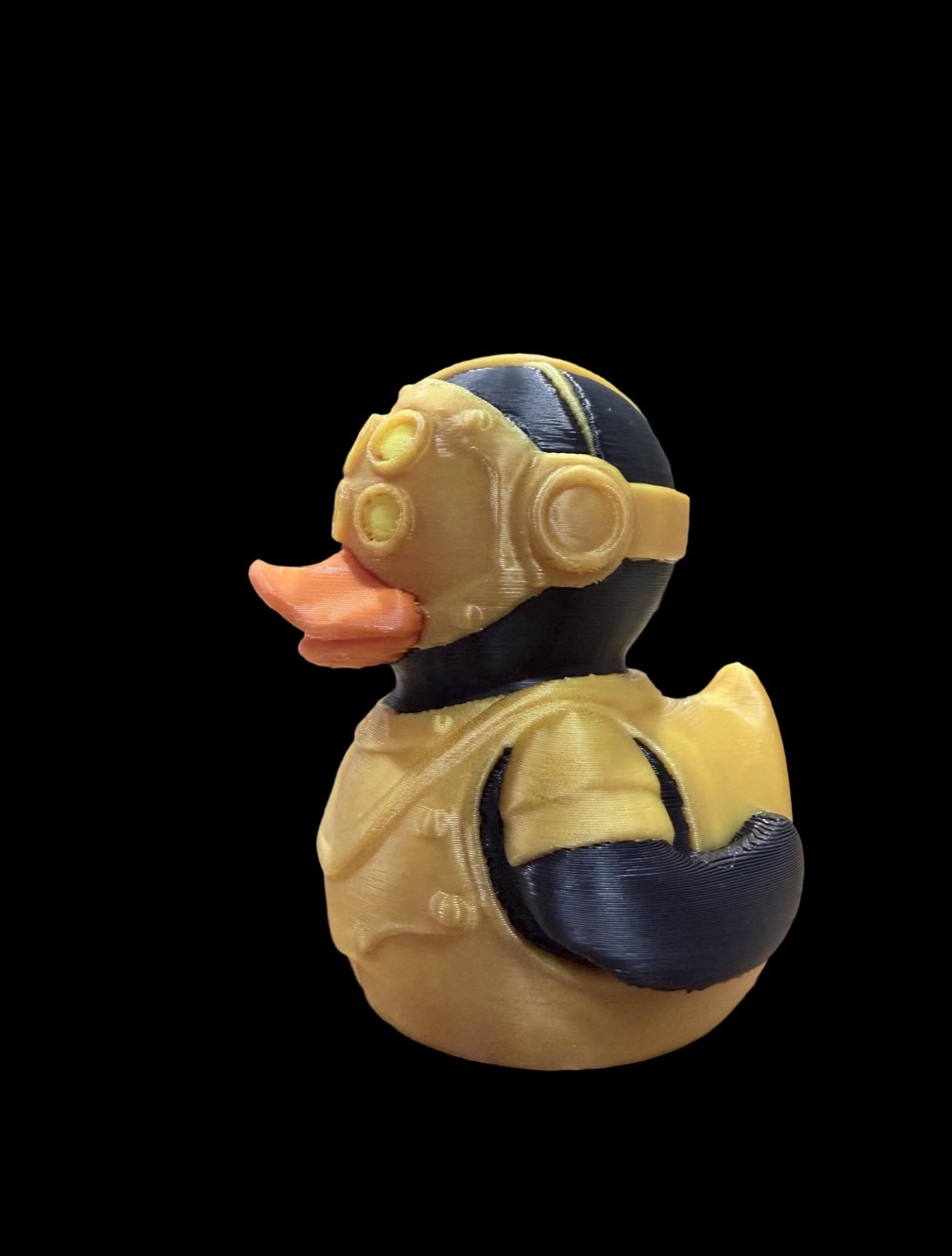 The Abyssal Enforcer – Deep-Sea Defender Duck with a Drill